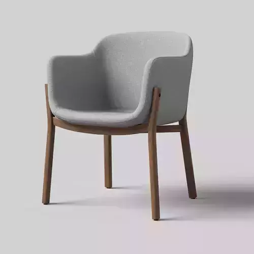 Heals De La Espada Porto Dining Chair 3D model