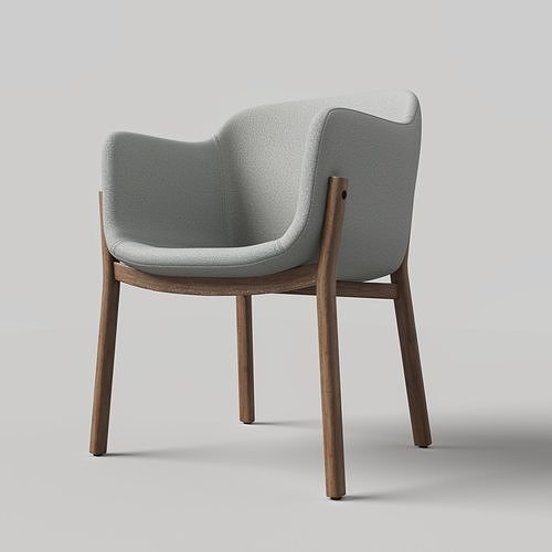 Heals De La Espada Porto Dining Chair 3D model 7
