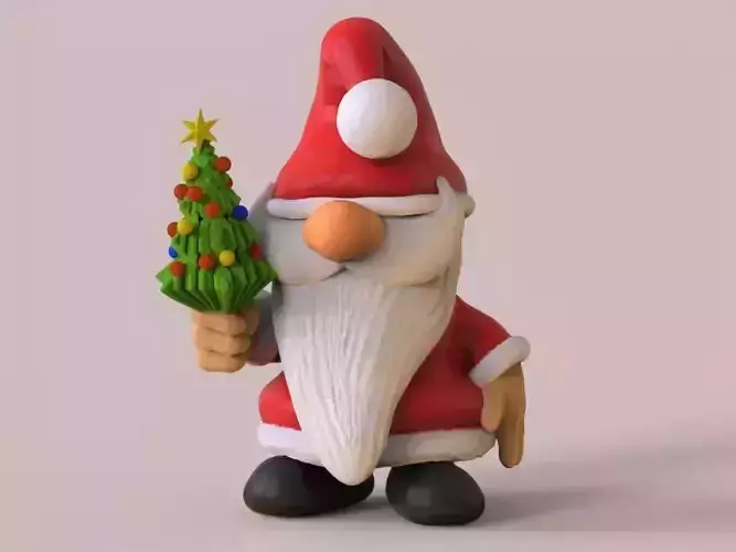 Santa Claus 3D print model Santa Claus 3D print model
