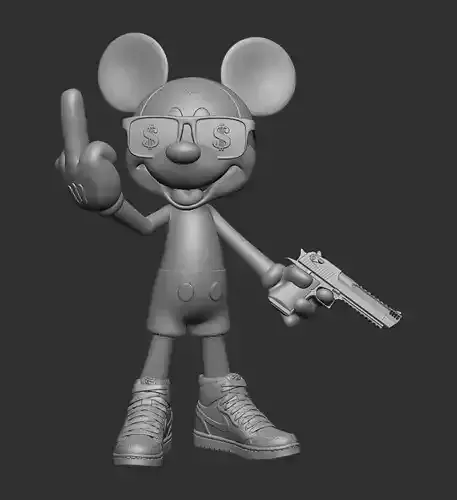 MICKEY MOUSE BAD DOLLAR