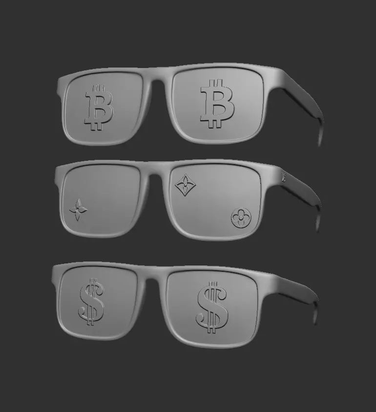 Pack Glasses Mickey Mouse Free 3D print model
