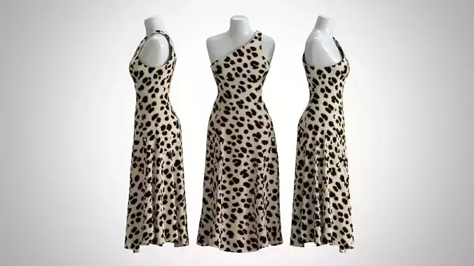 Woman Dress 2 Cream Jaguar
