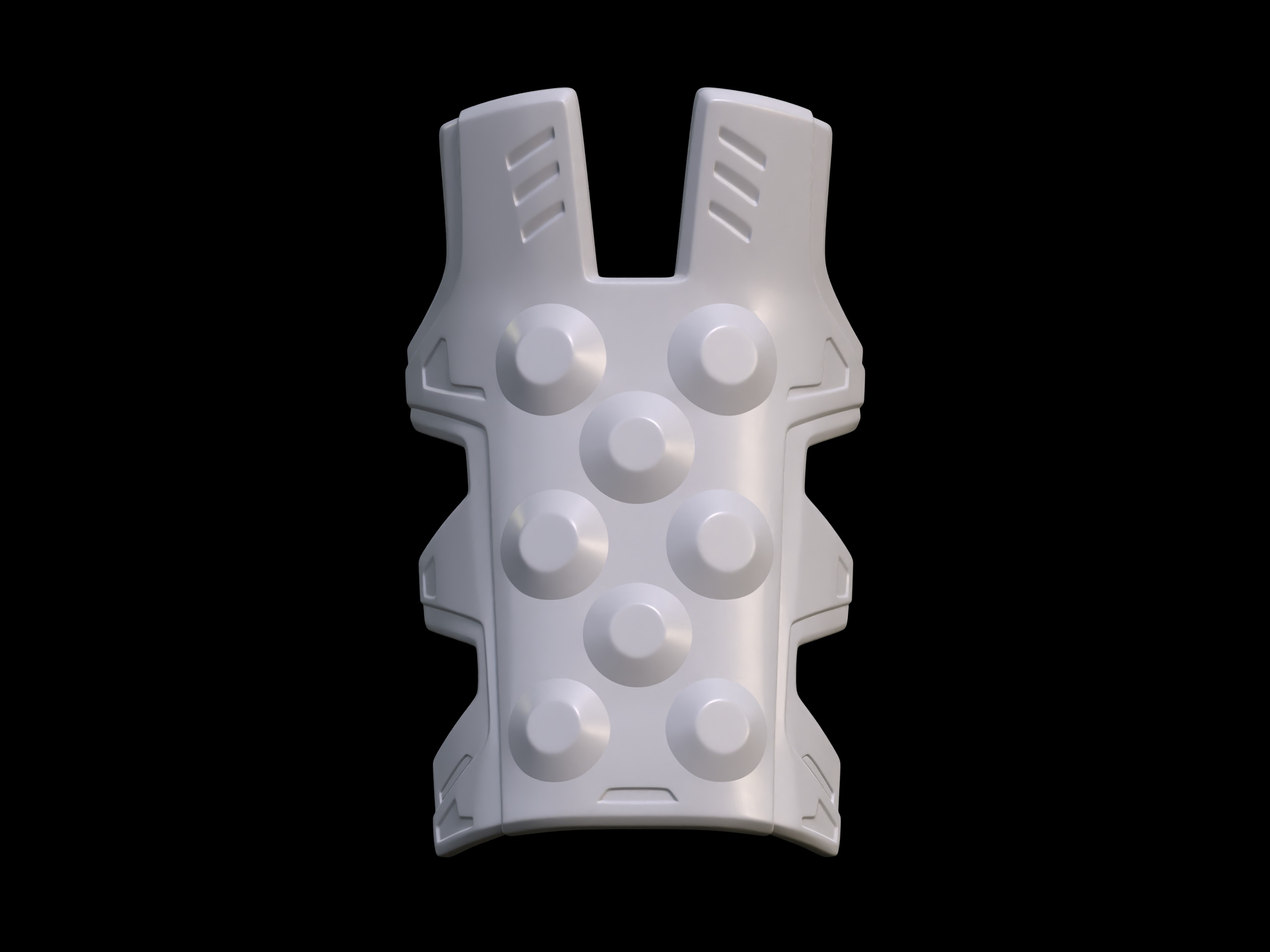 Reinforced Vambrace arm attachment 3d print file 3D print model_1
