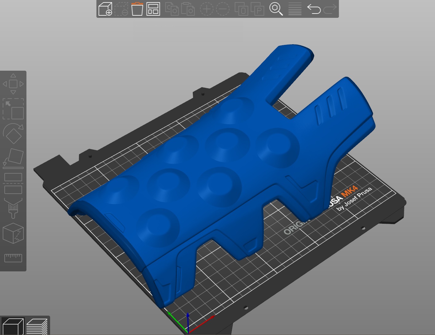 Reinforced Vambrace arm attachment 3d print file 3D print model_4