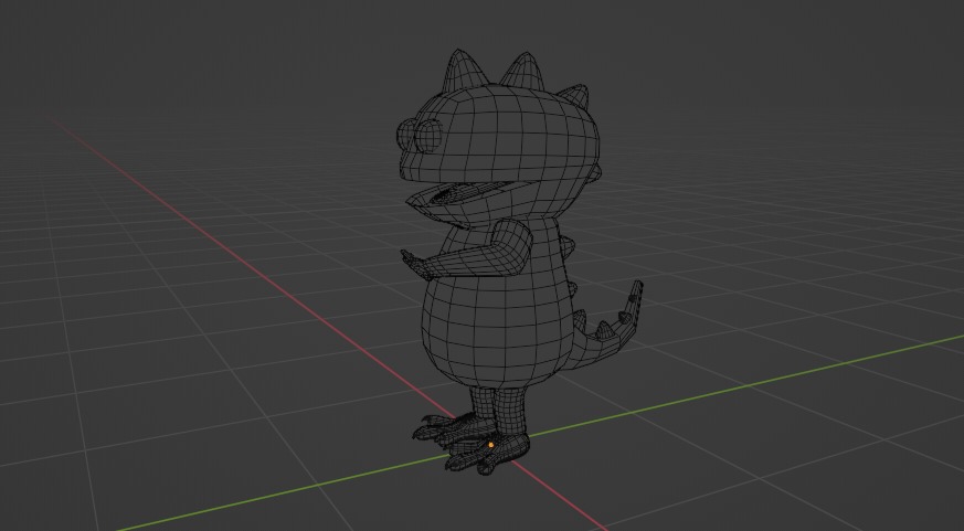 Dino Plushie 3D model_5