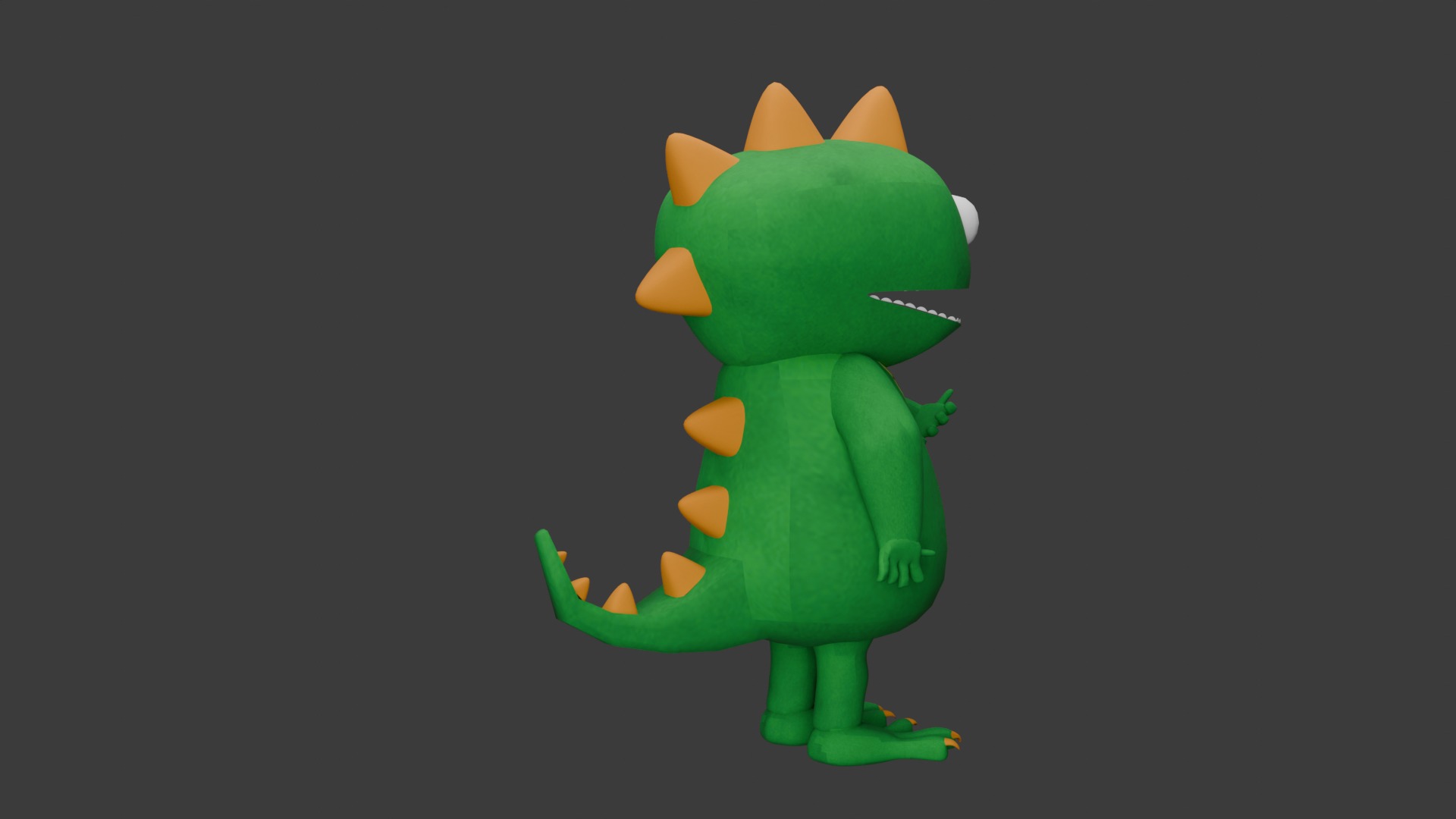 Dino Plushie 3D model_3