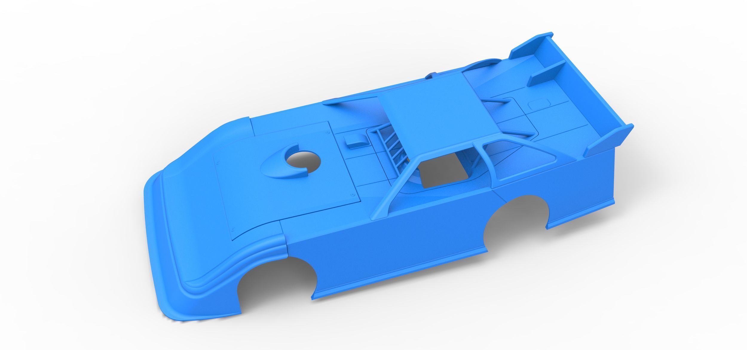 Shell of Super Dirt Late model Version 1 Scale 1 to 25 3D print model_1