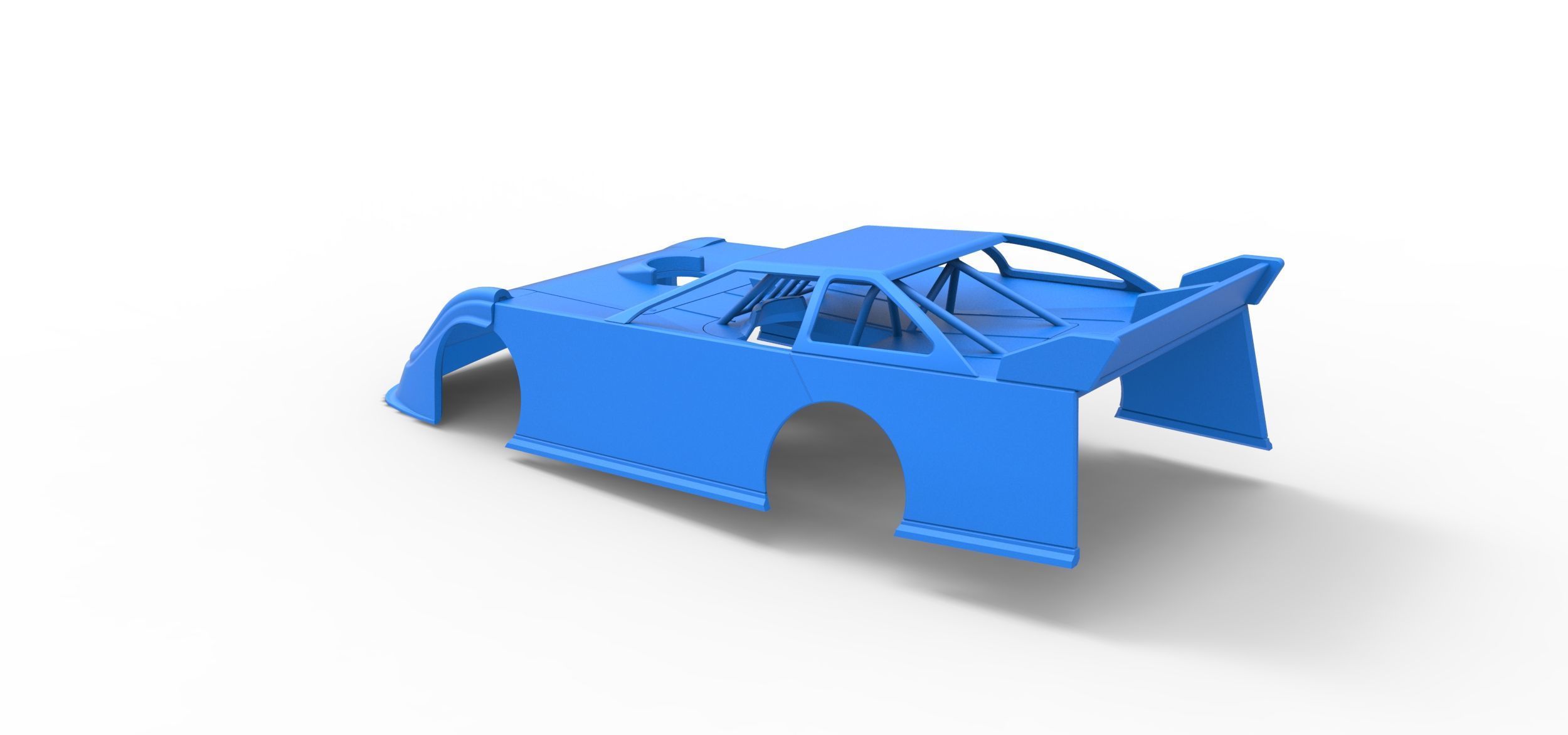 Shell of Super Dirt Late model Version 1 Scale 1 to 25 3D print model_9