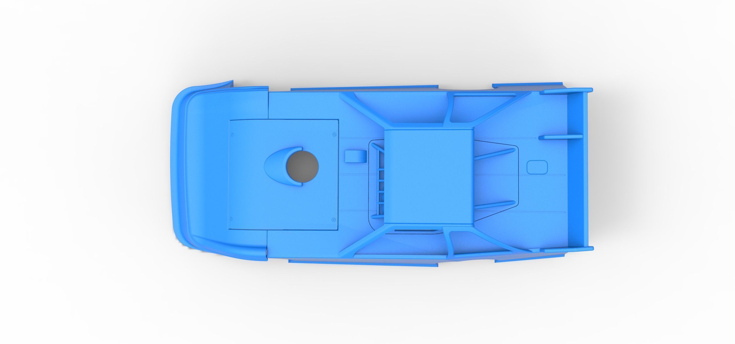 Shell of Super Dirt Late model Version 1 Scale 1 to 25 3D print model_8