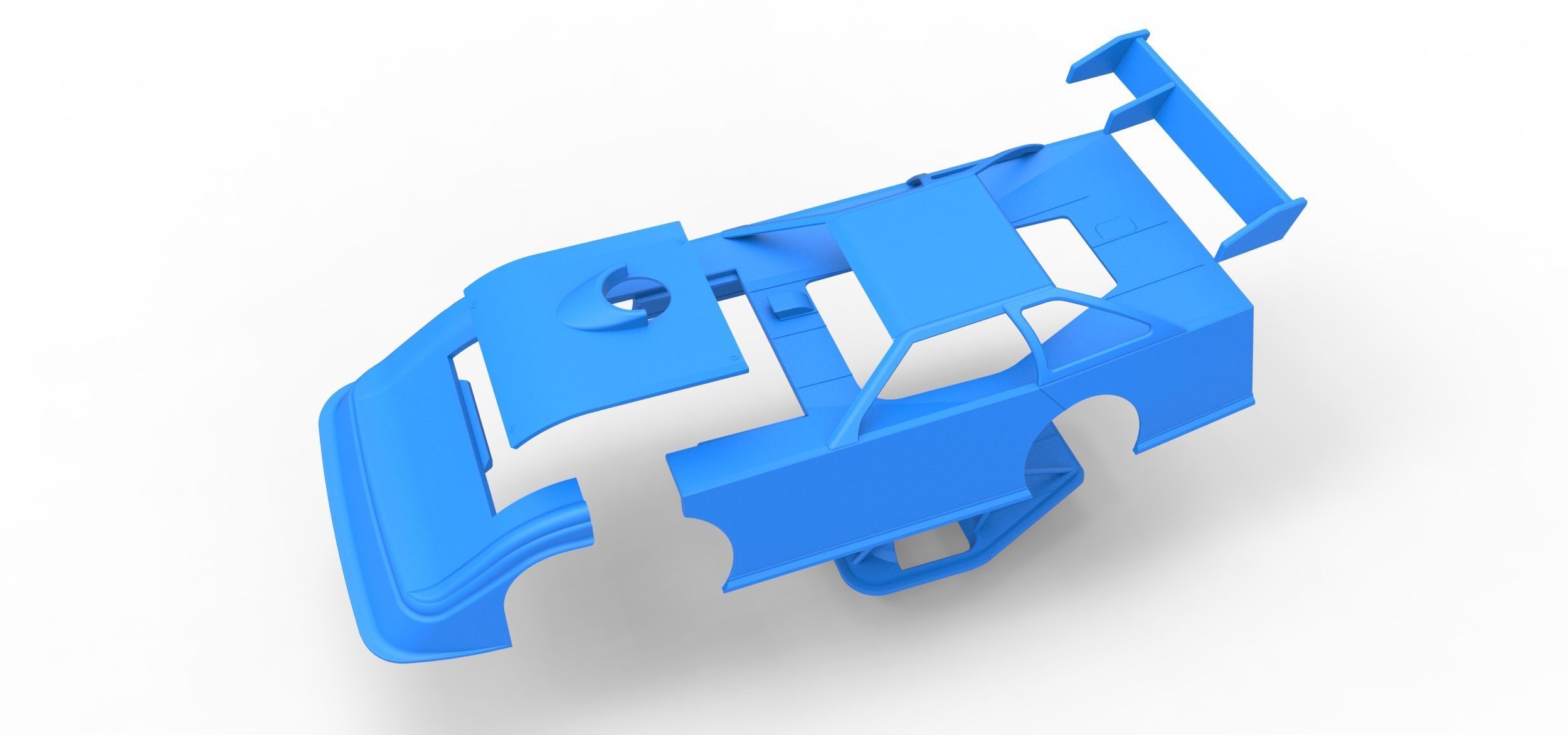 Shell of Super Dirt Late model Version 1 Scale 1 to 25 3D print model_19