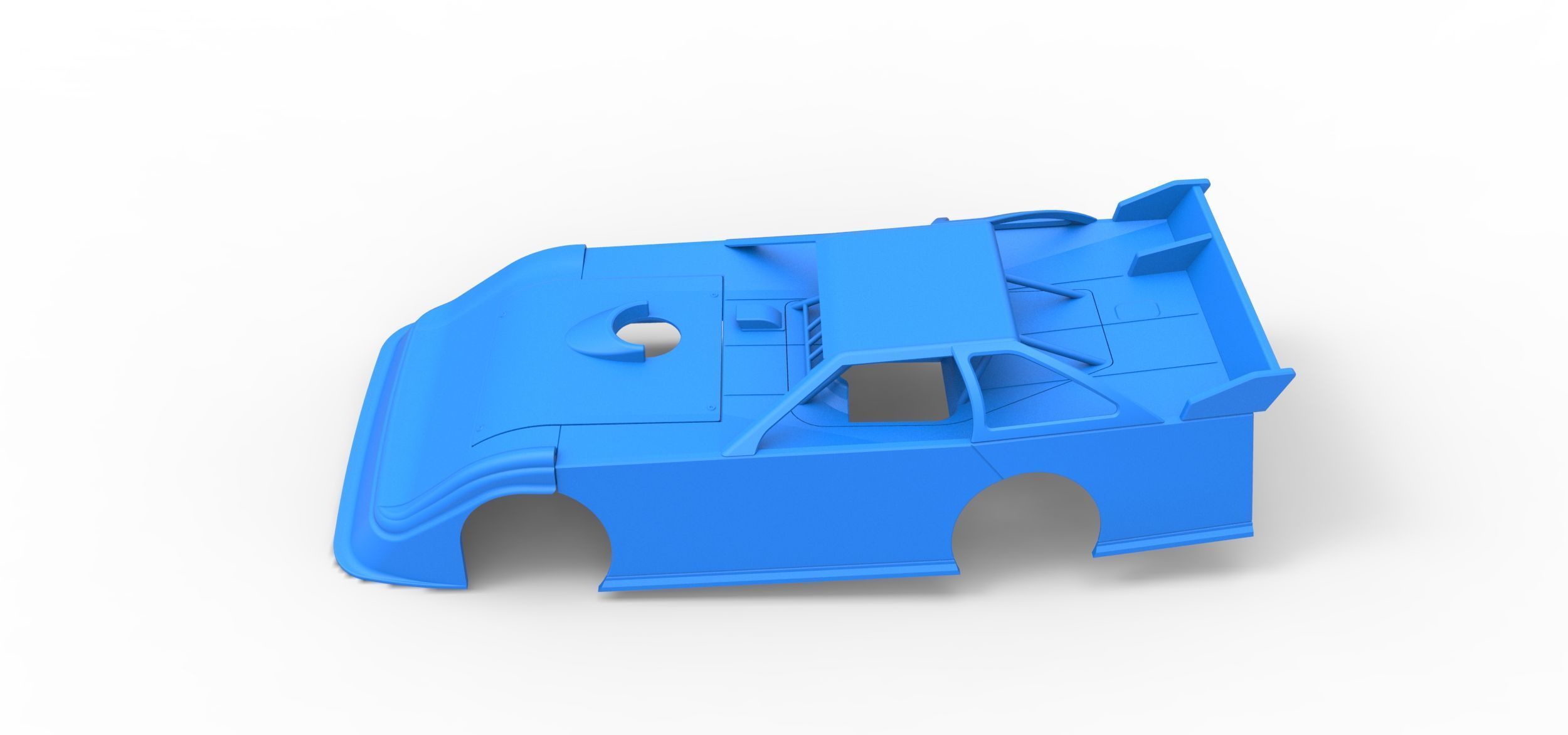 Shell of Super Dirt Late model Version 1 Scale 1 to 25 3D print model_7
