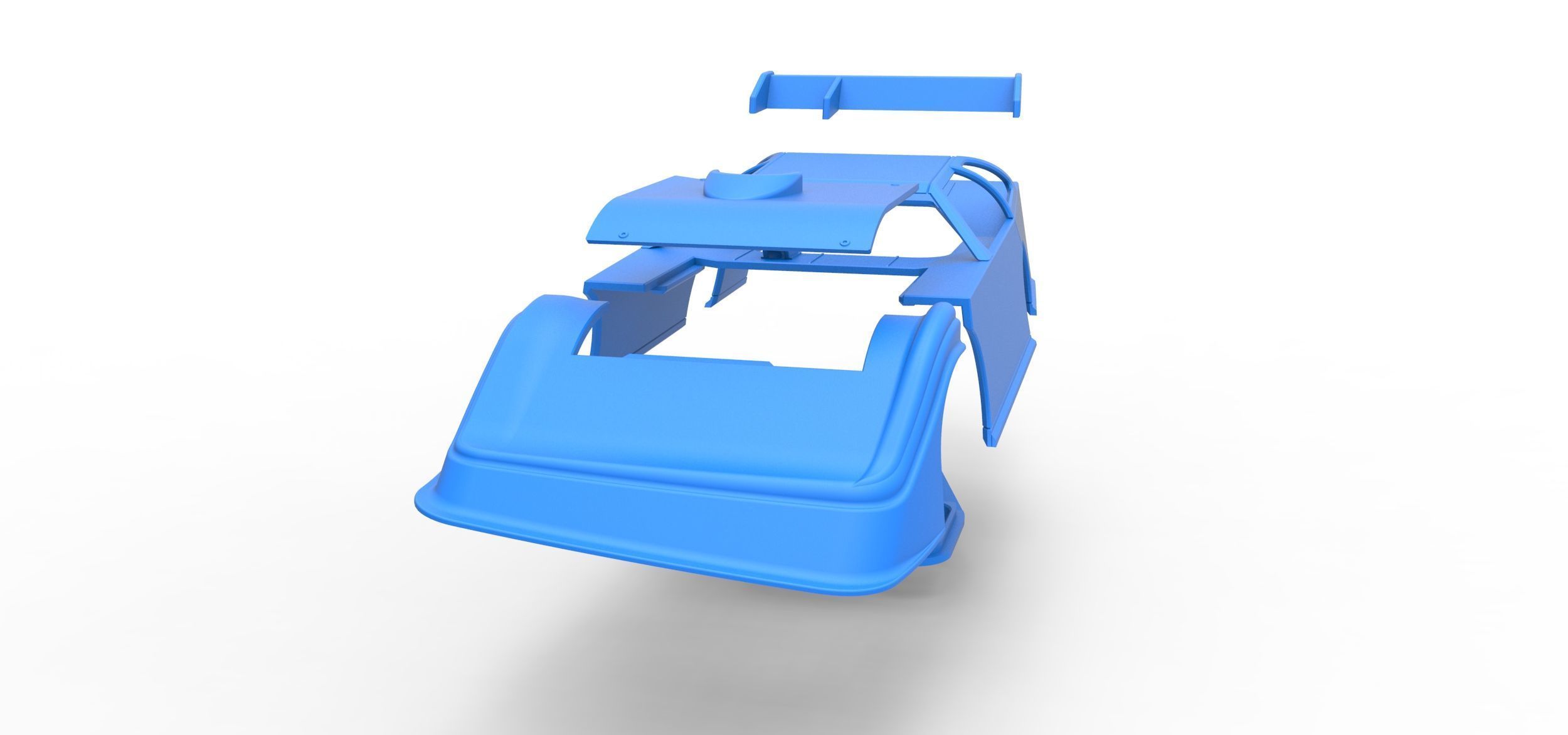 Shell of Super Dirt Late model Version 1 Scale 1 to 25 3D print model_21