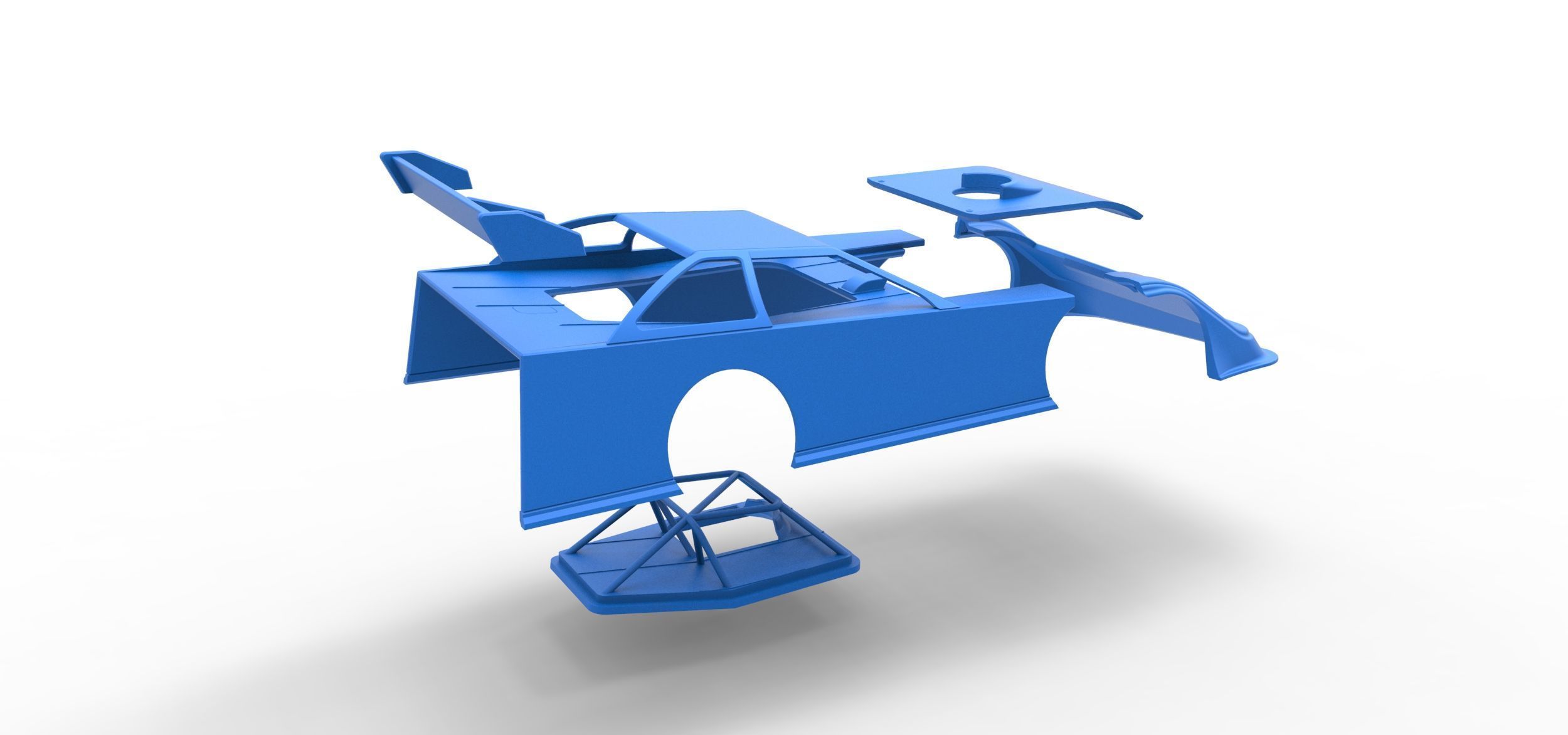 Shell of Super Dirt Late model Version 1 Scale 1 to 25 3D print model_26