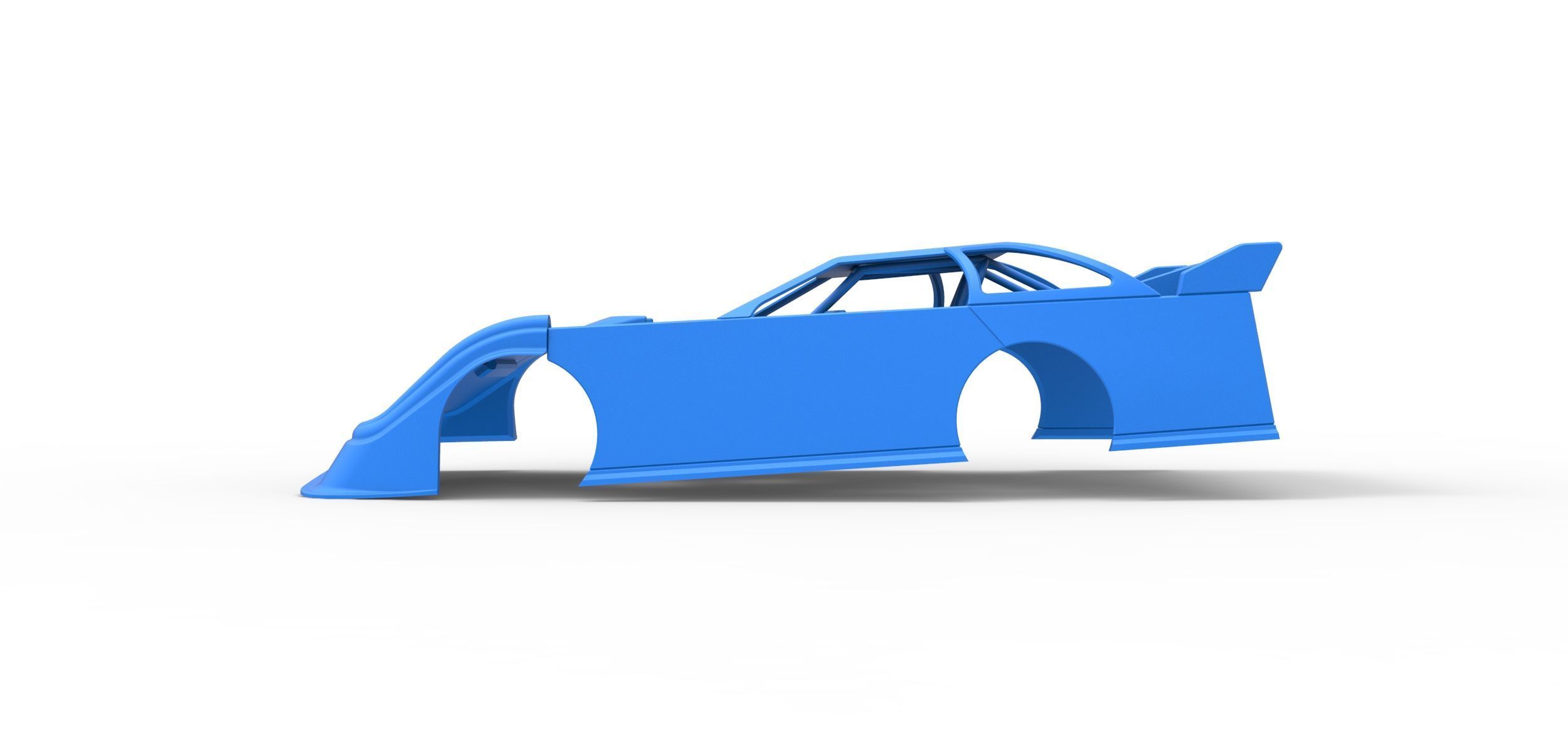 Shell of Super Dirt Late model Version 1 Scale 1 to 25 3D print model_6