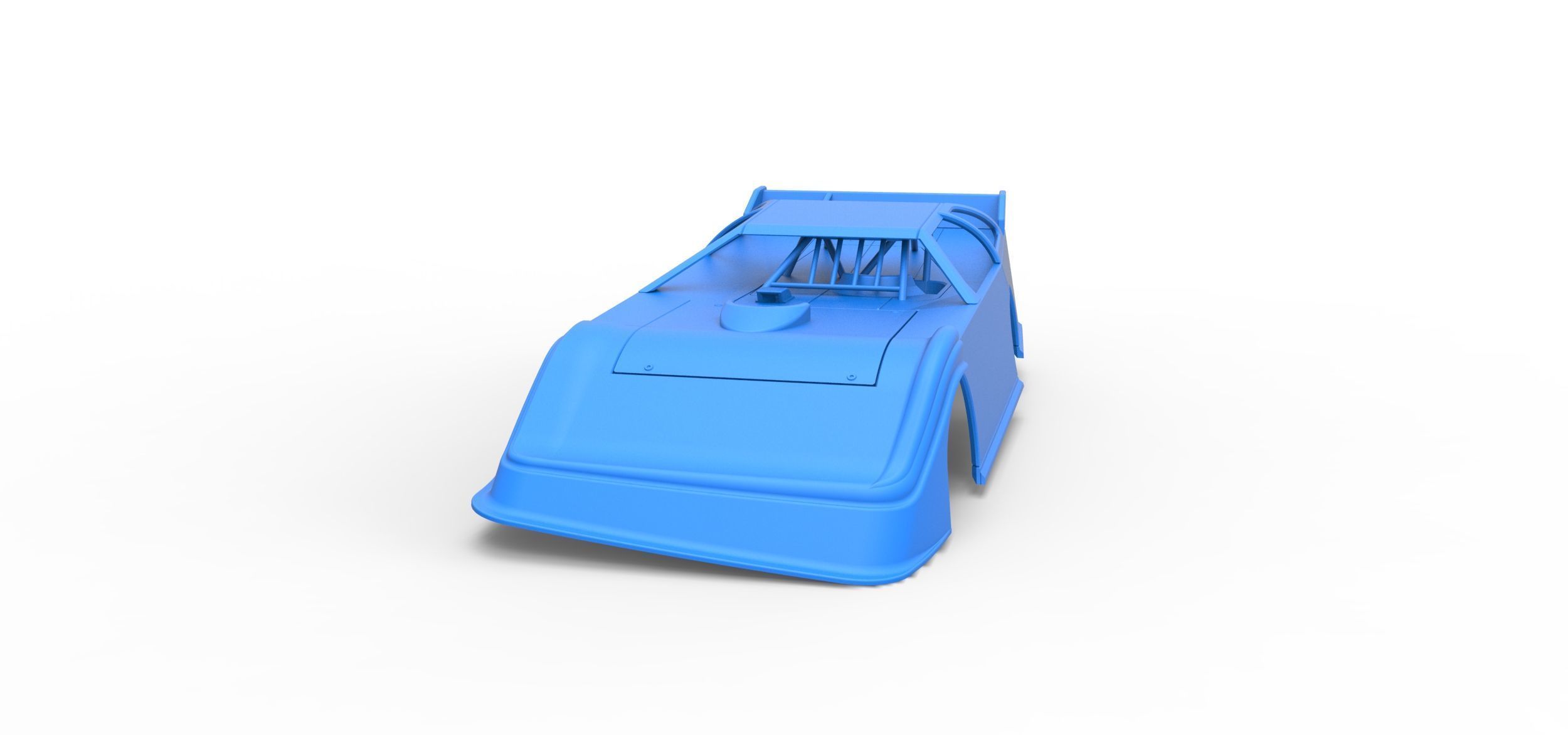 Shell of Super Dirt Late model Version 1 Scale 1 to 25 3D print model_3