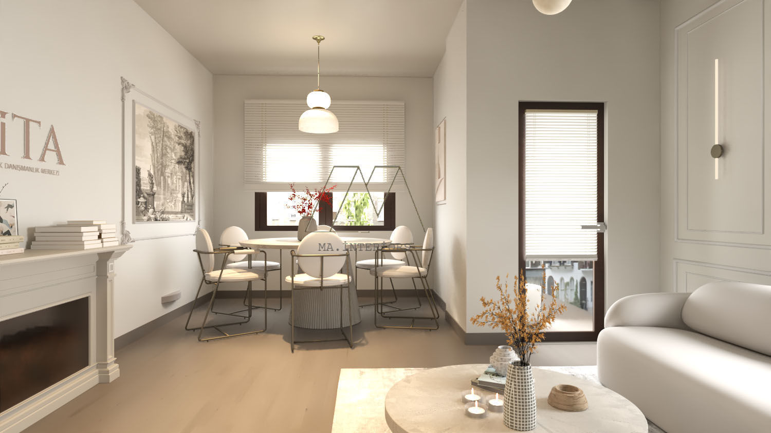 psychologist office model and vray 3D model_1