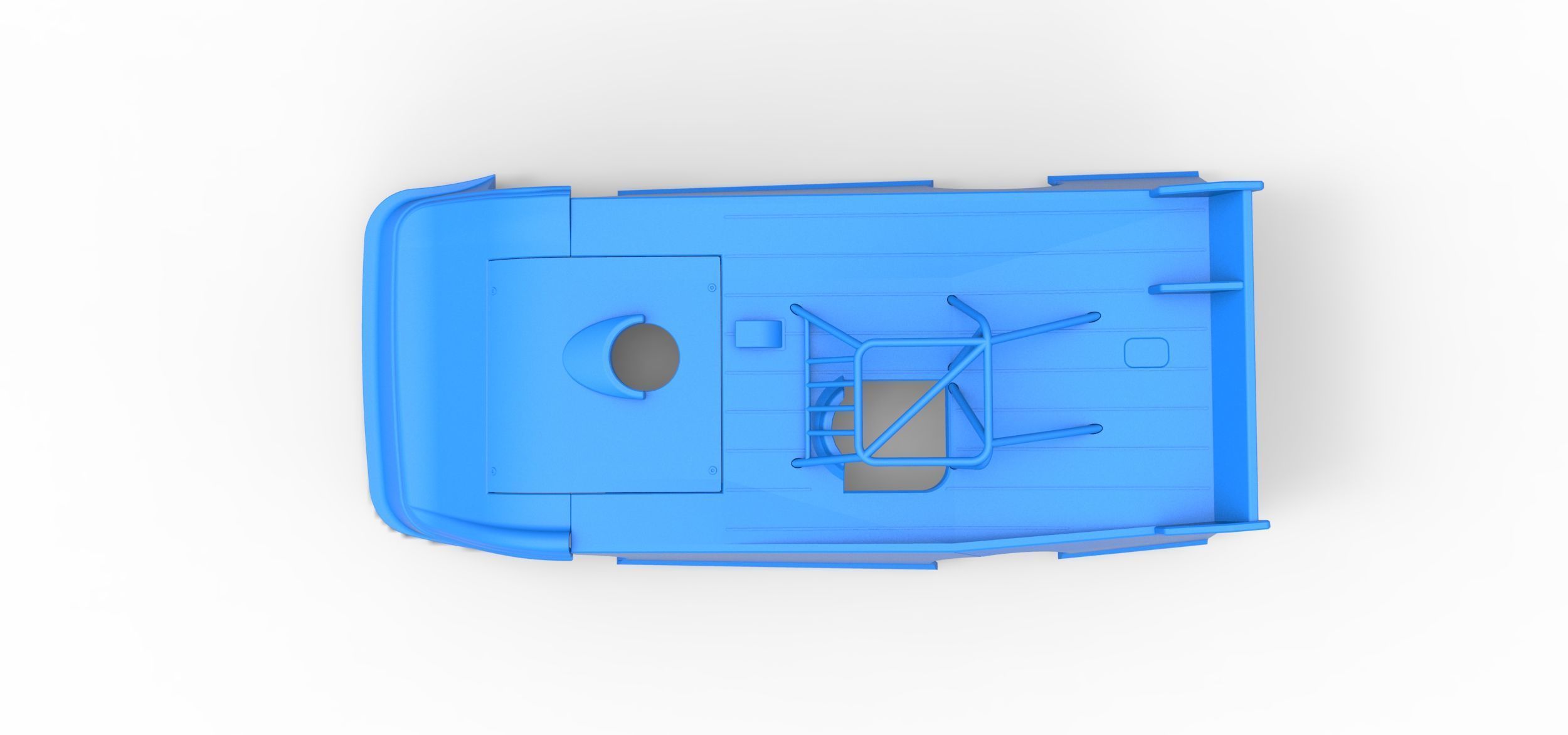 Shell of Super Dirt Late model Version 2 Scale 1 to 25 3D print model_8