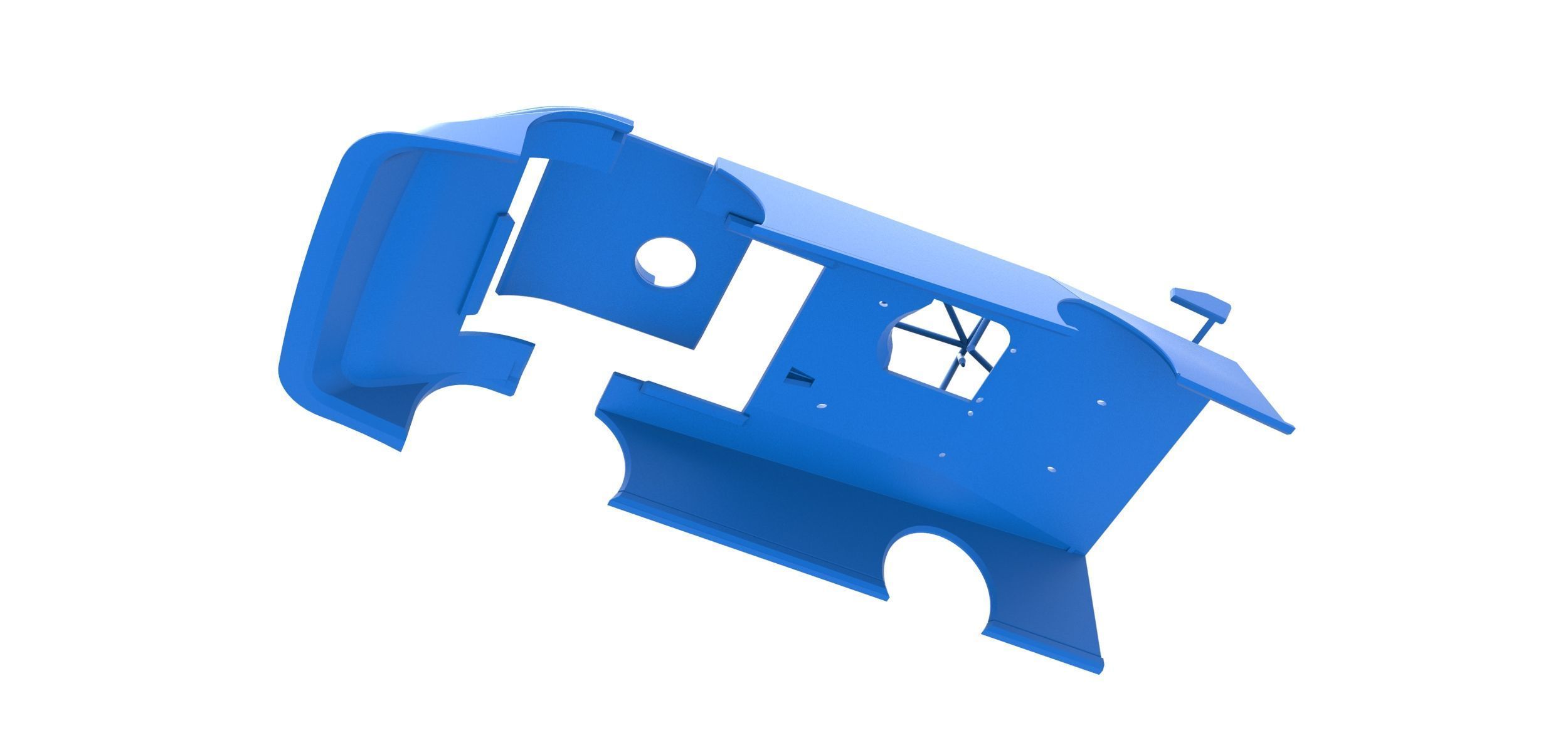 Shell of Super Dirt Late model Version 2 Scale 1 to 25 3D print model_20