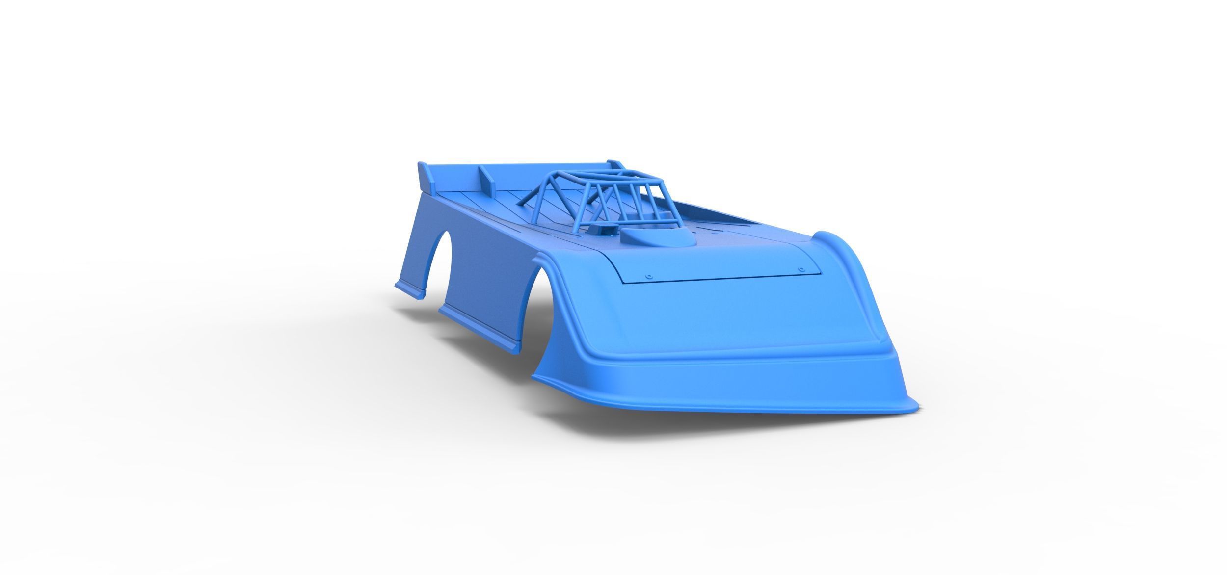 Shell of Super Dirt Late model Version 2 Scale 1 to 25 3D print model_17