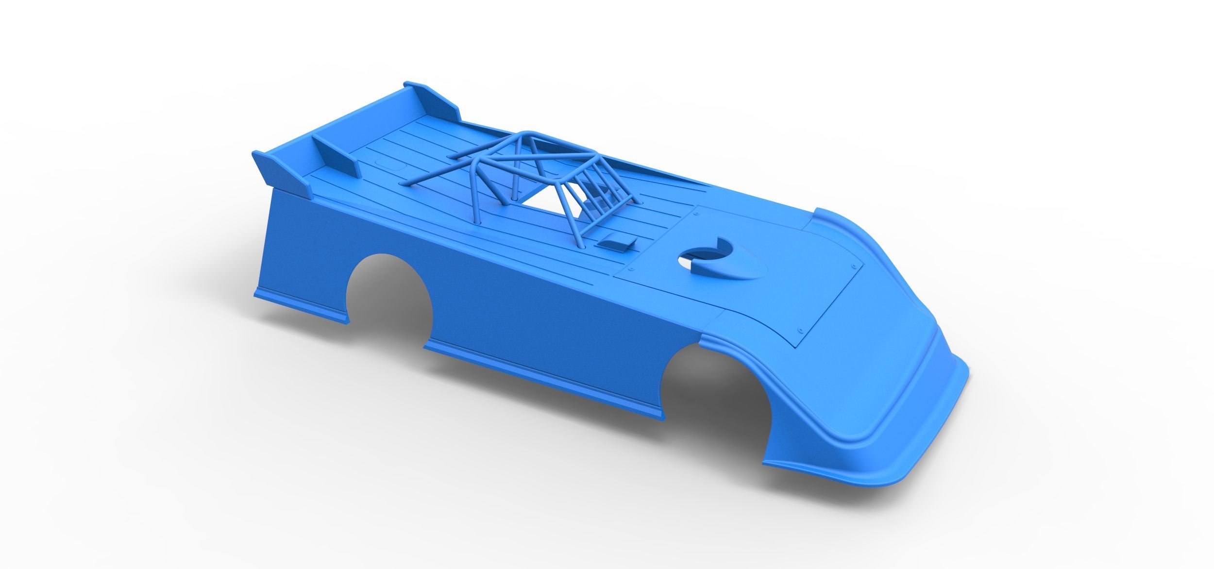 Shell of Super Dirt Late model Version 2 Scale 1 to 25 3D print model_16