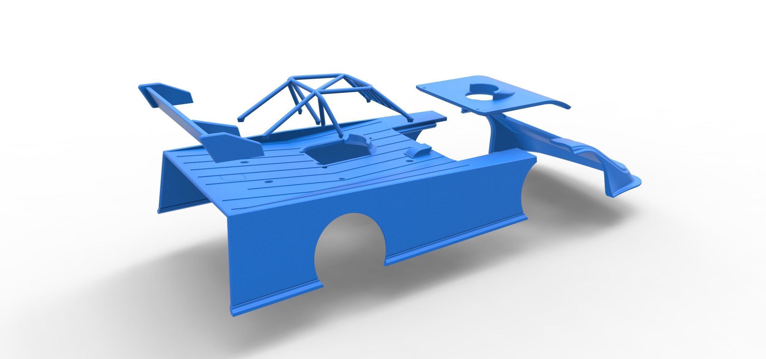 Shell of Super Dirt Late model Version 2 Scale 1 to 25 3D print model_25