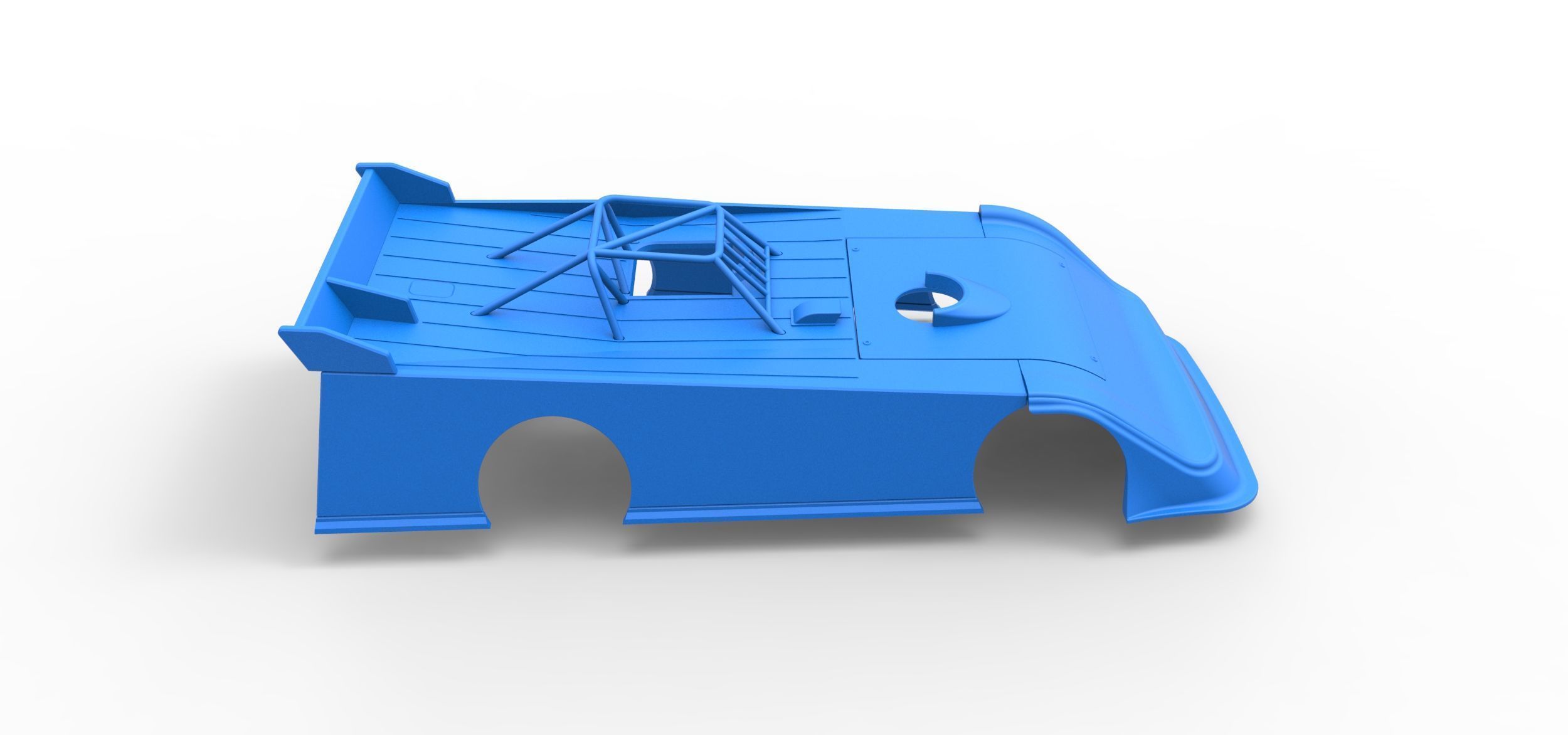 Shell of Super Dirt Late model Version 2 Scale 1 to 25 3D print model_15