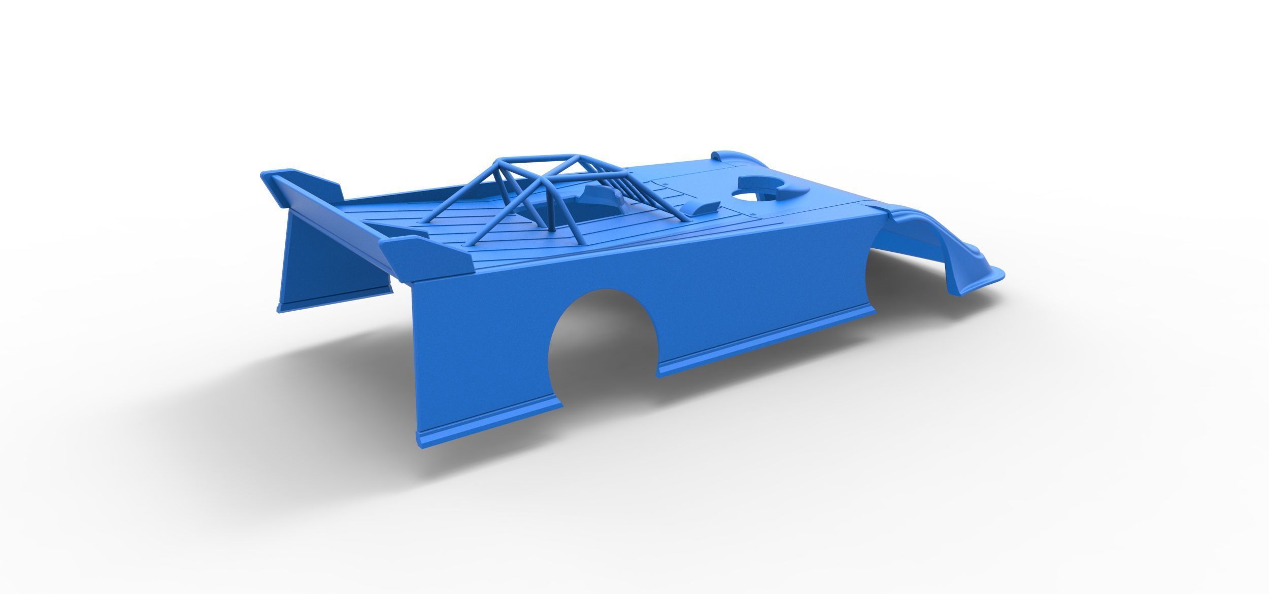 Shell of Super Dirt Late model Version 2 Scale 1 to 25 3D print model_13