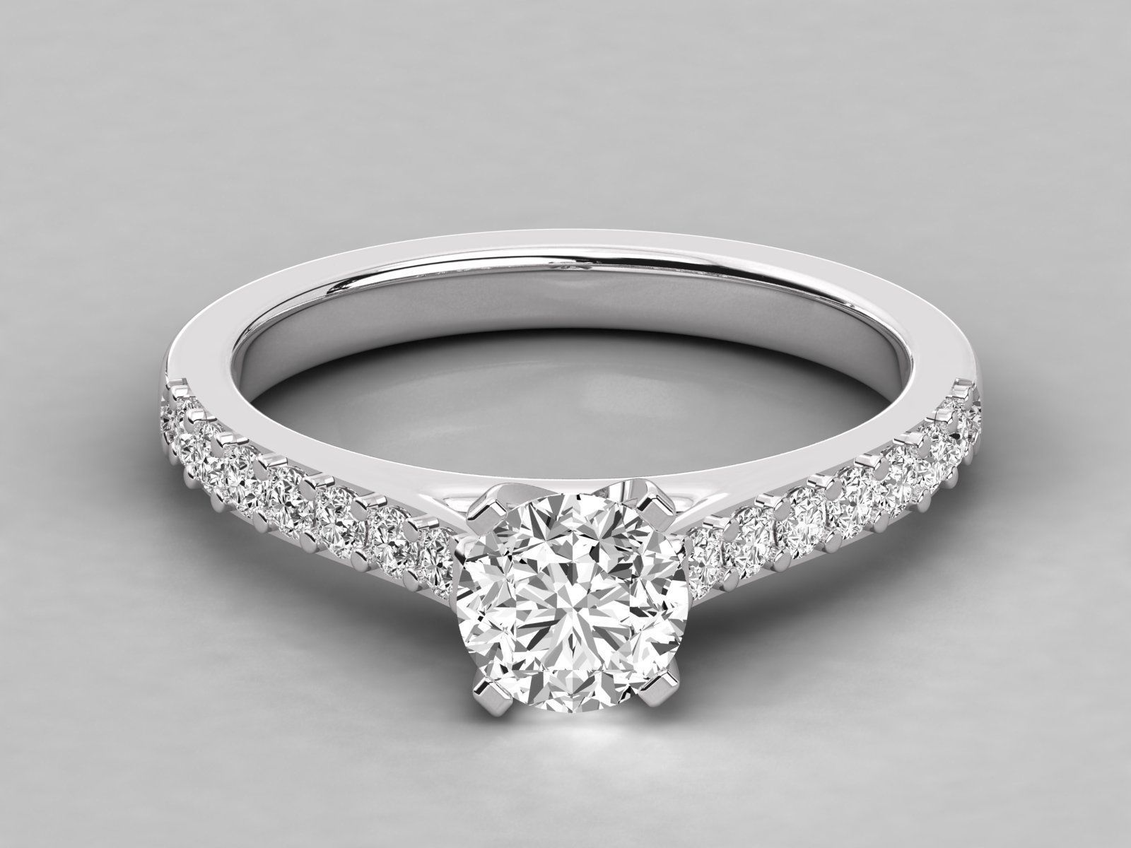 solitaire engagement ring 3D print model_11