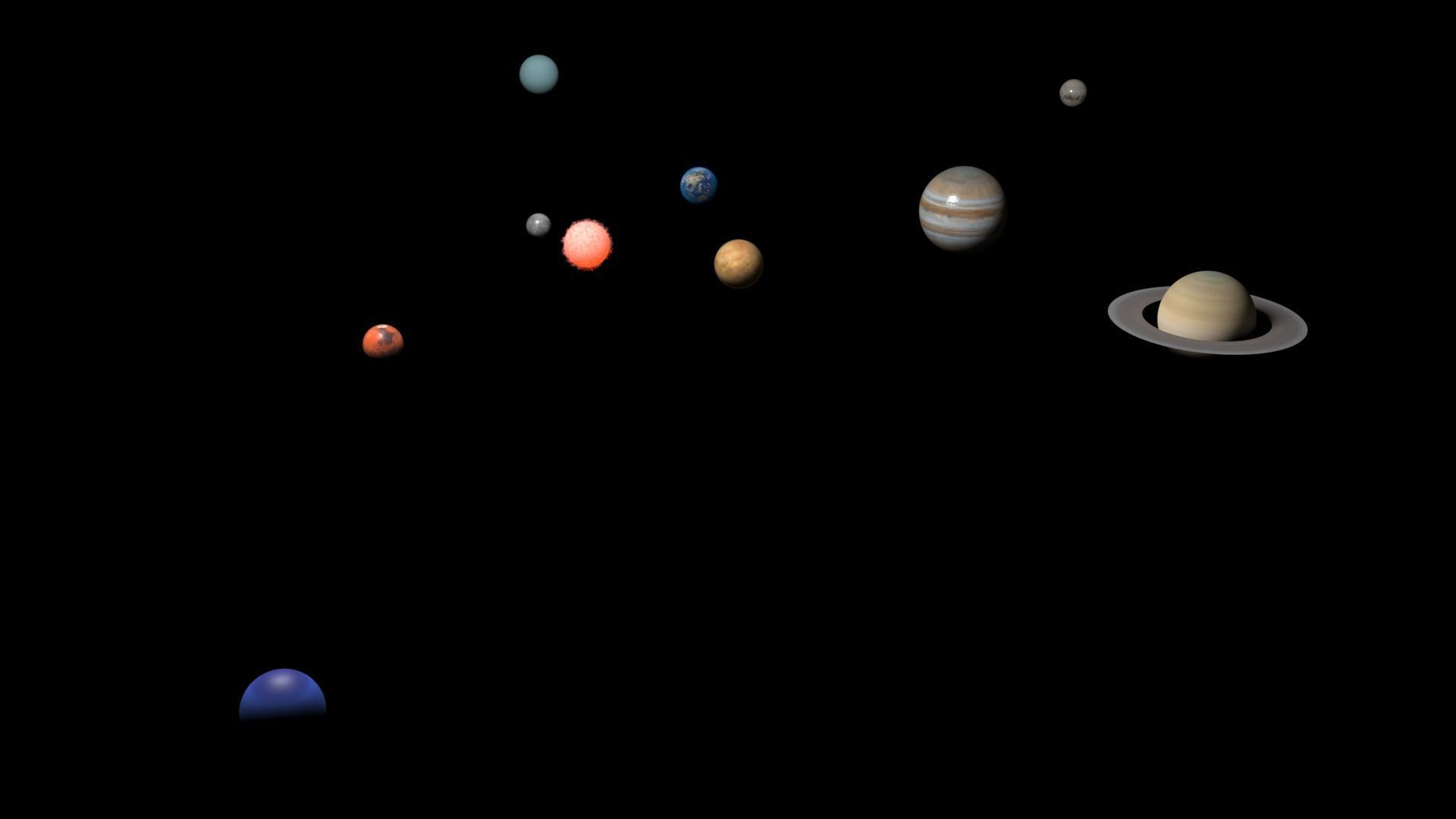 Solar System 3D model_3