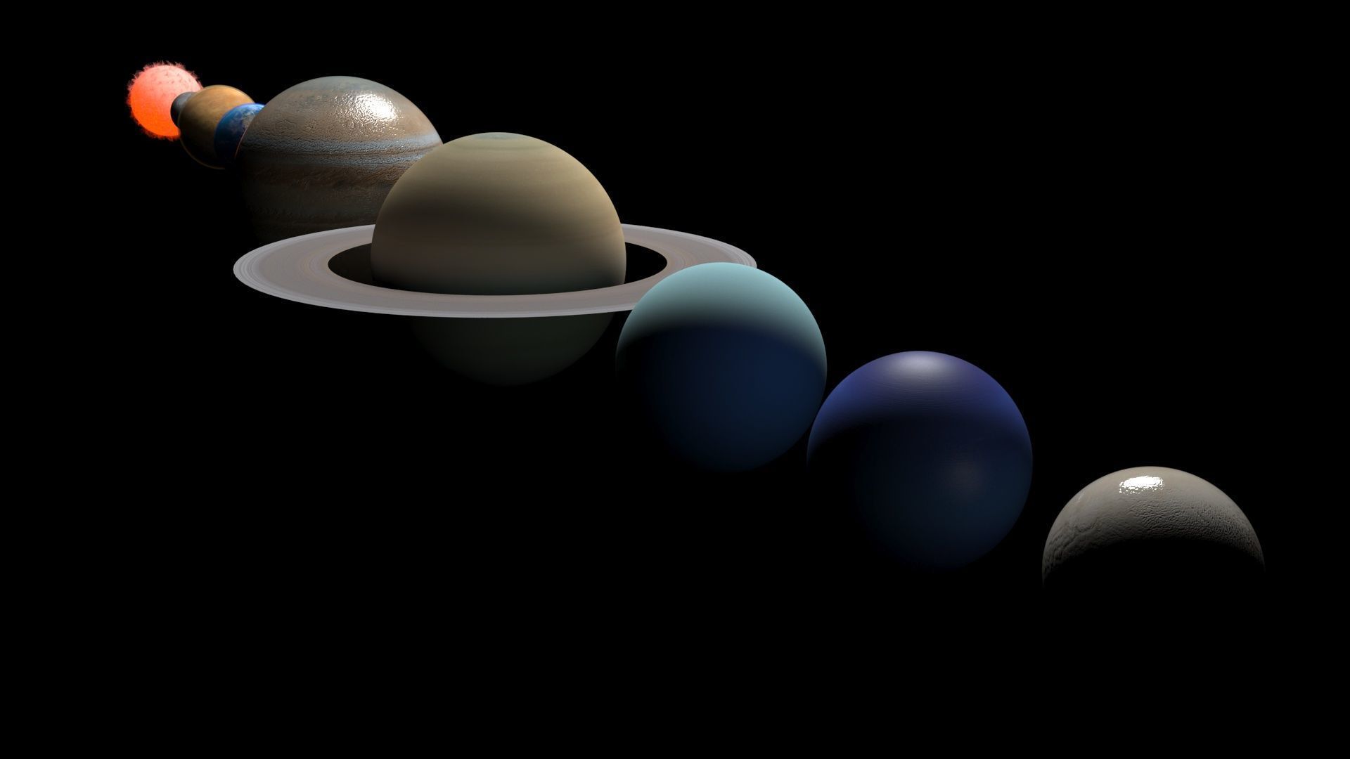 Solar System 3D model_8