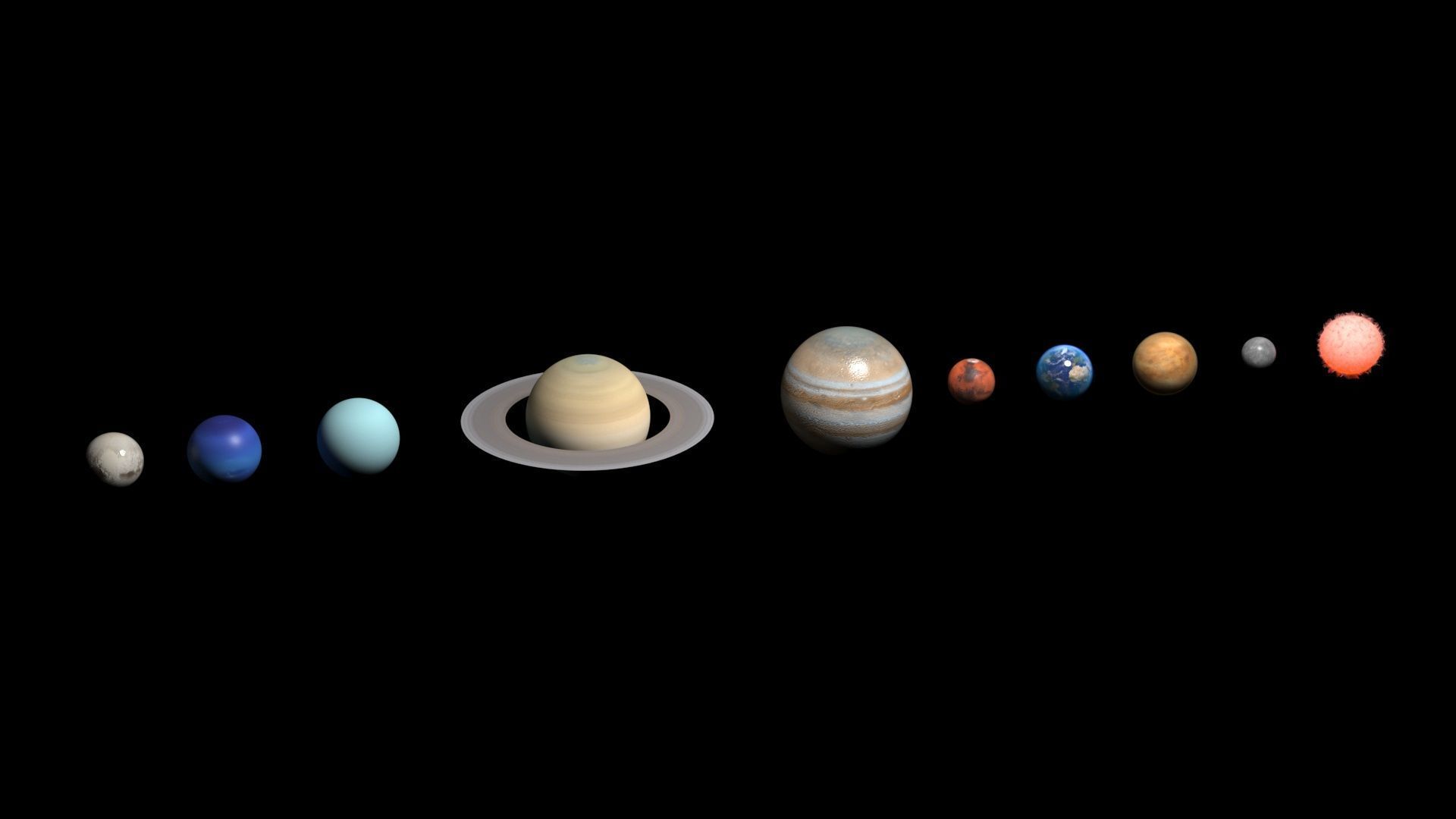 Solar System 3D model_4
