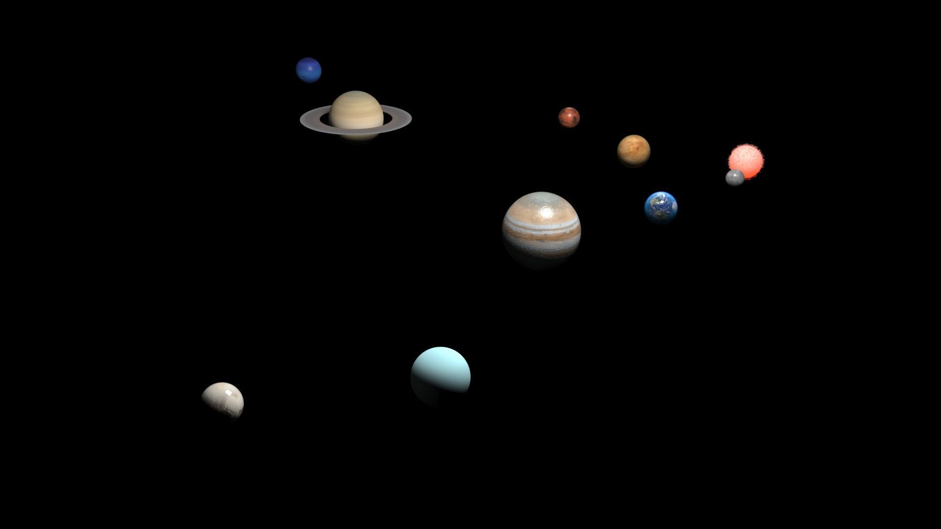 Solar System 3D model_1