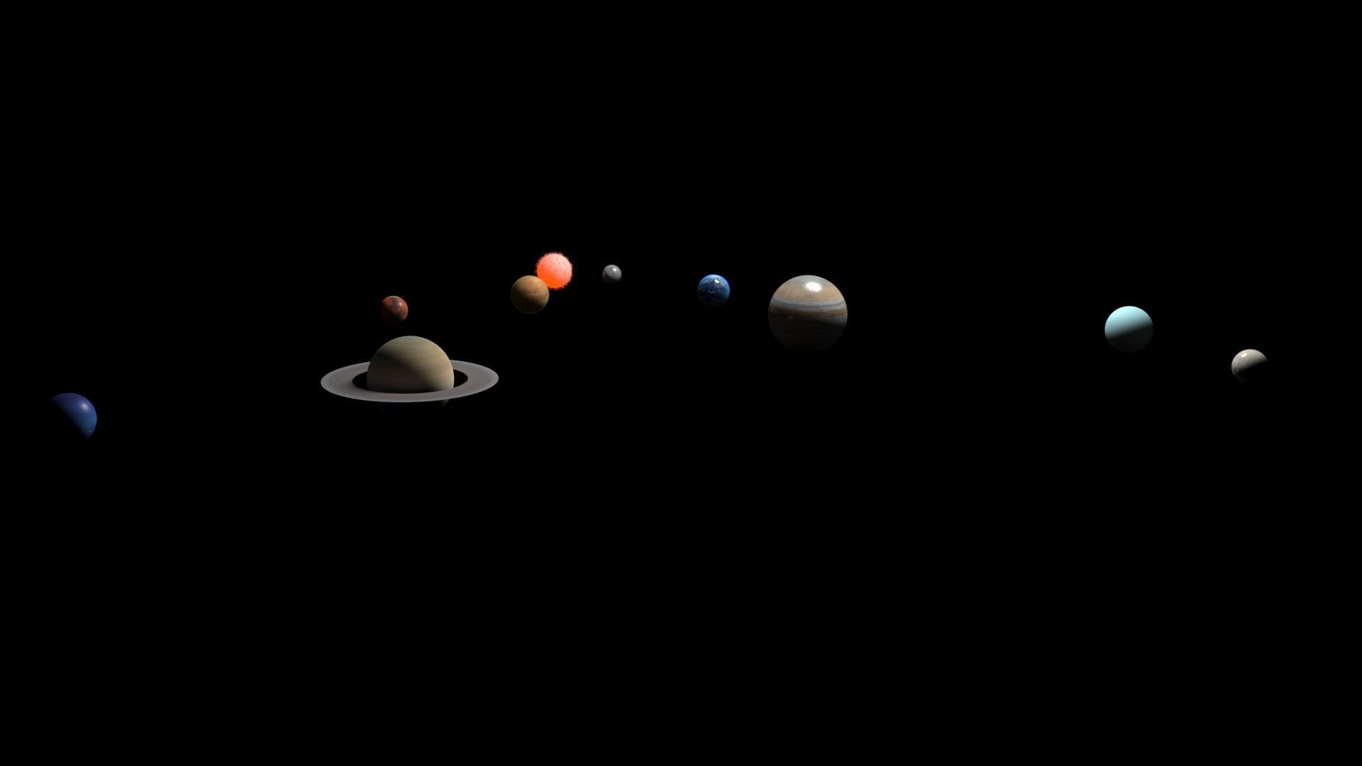 Solar System 3D model_10