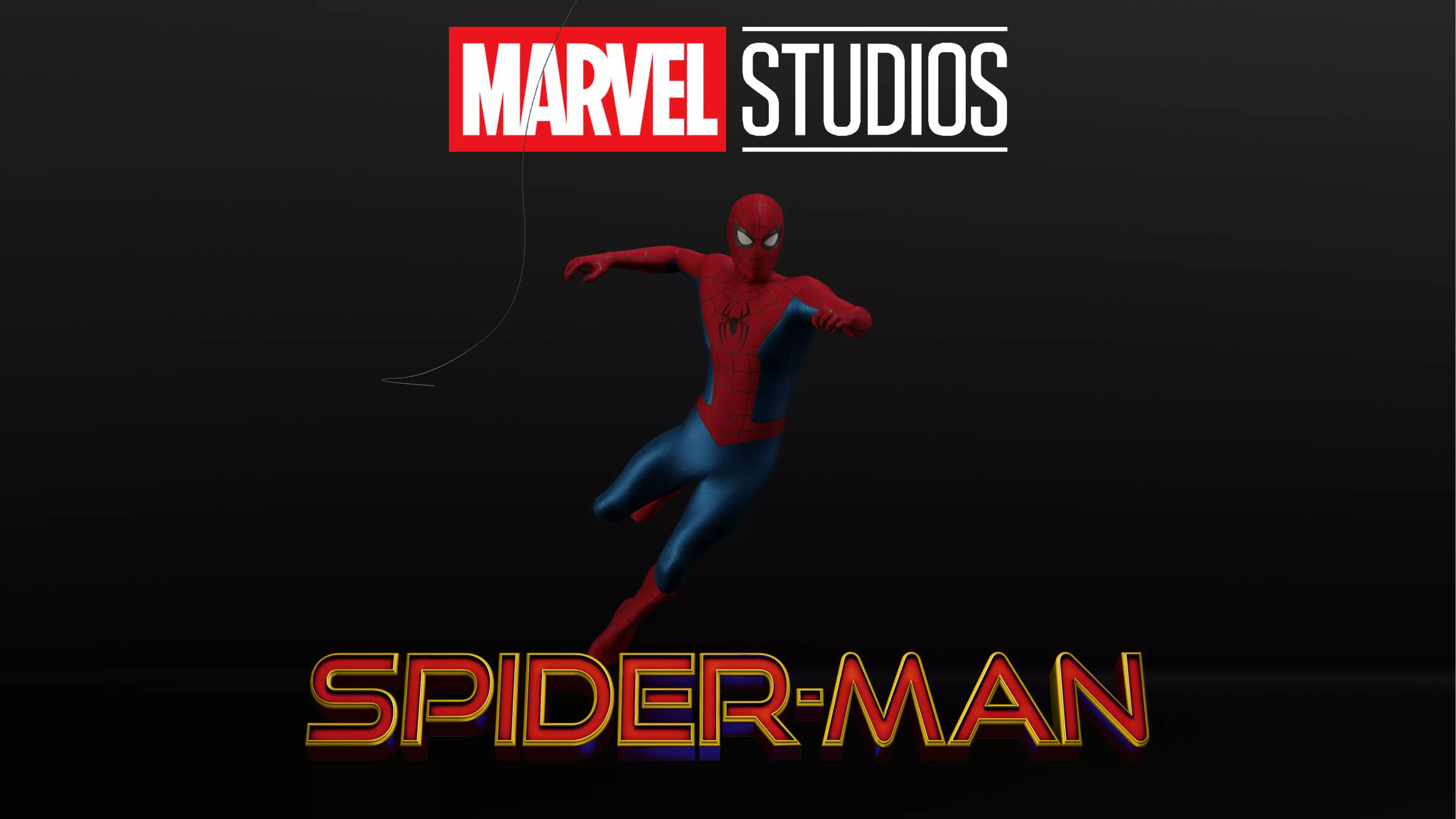Spider-Man Low-poly 3D model