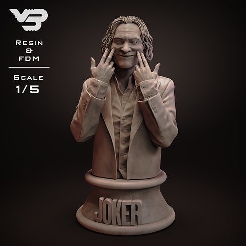 Joker Bust  3D print model