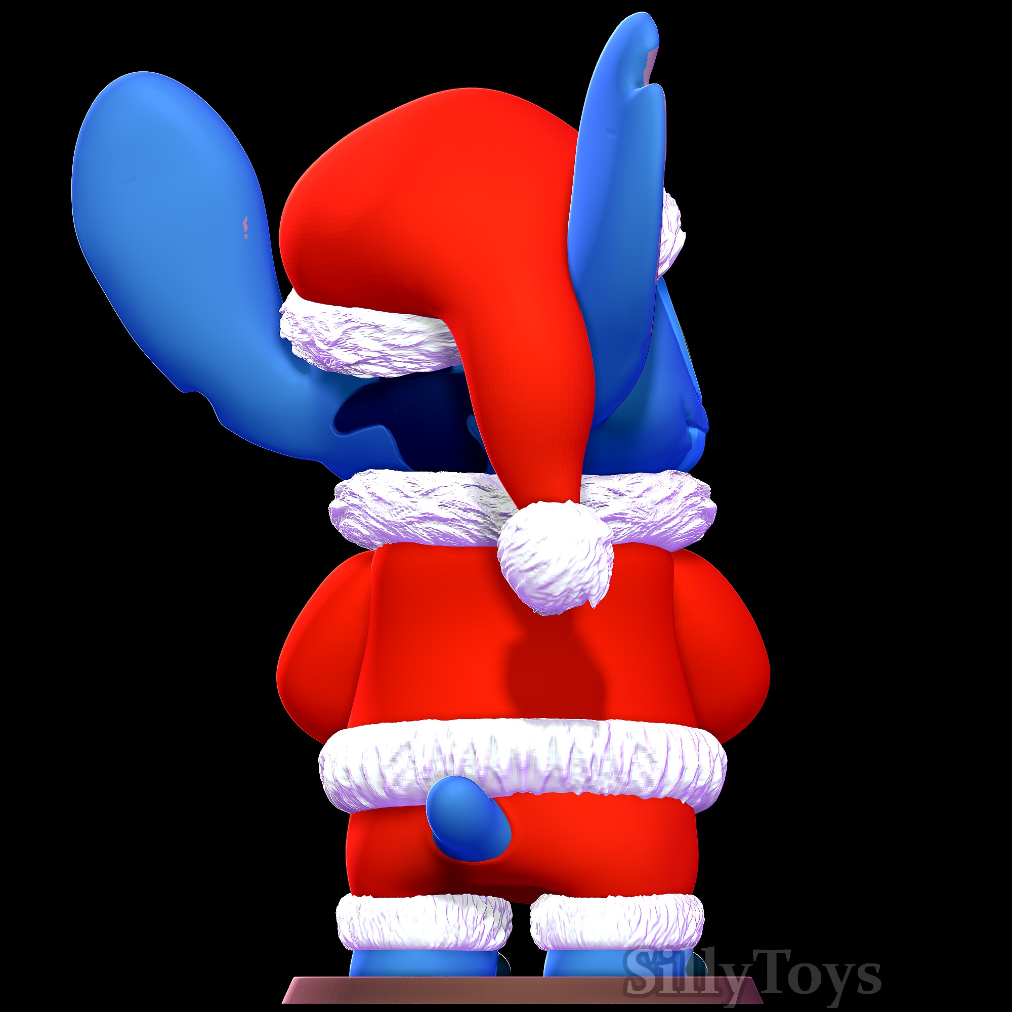 Stitch with Scrump Christmas - Lilo and Stitch 3D print model_2