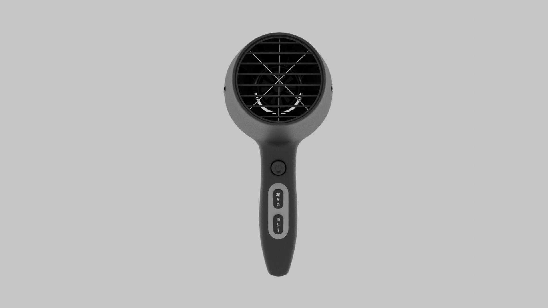 Hair Dryer 3D model_3