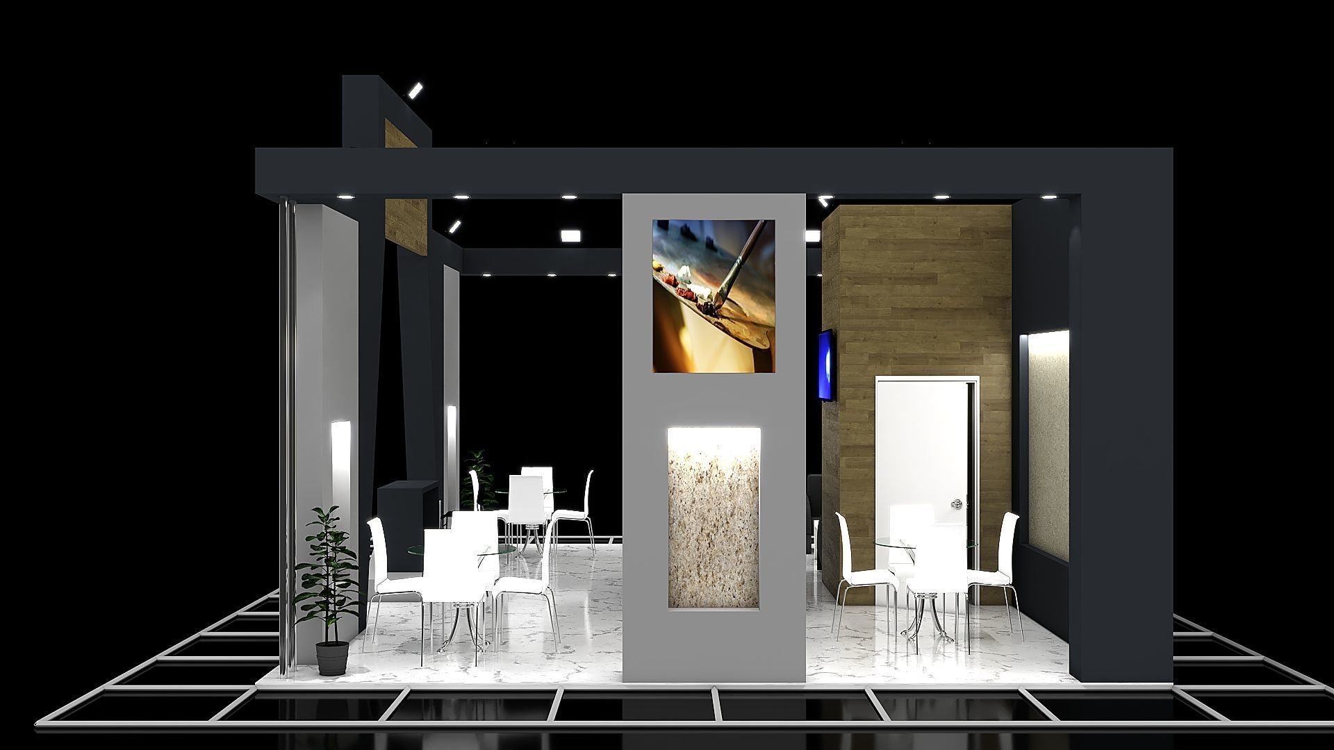 Exhibition Stand 15 3D model_4