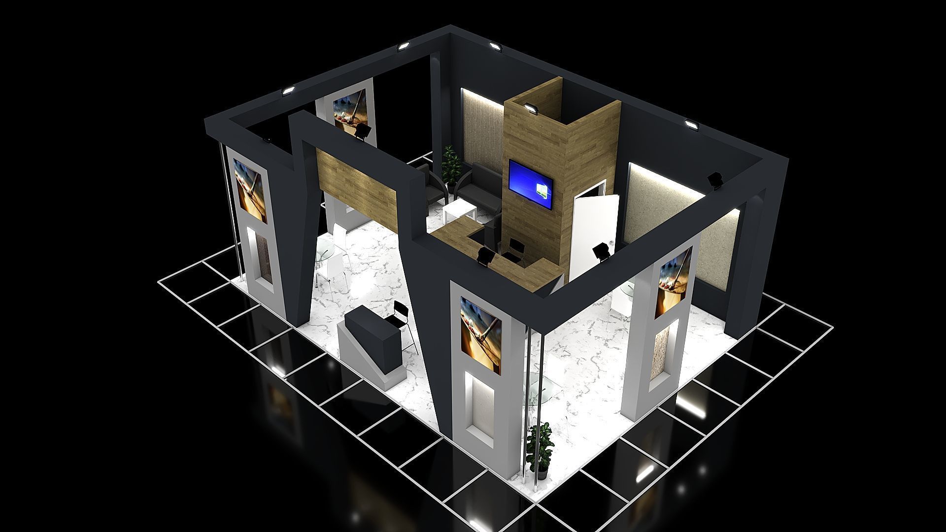 Exhibition Stand 15 3D model_5