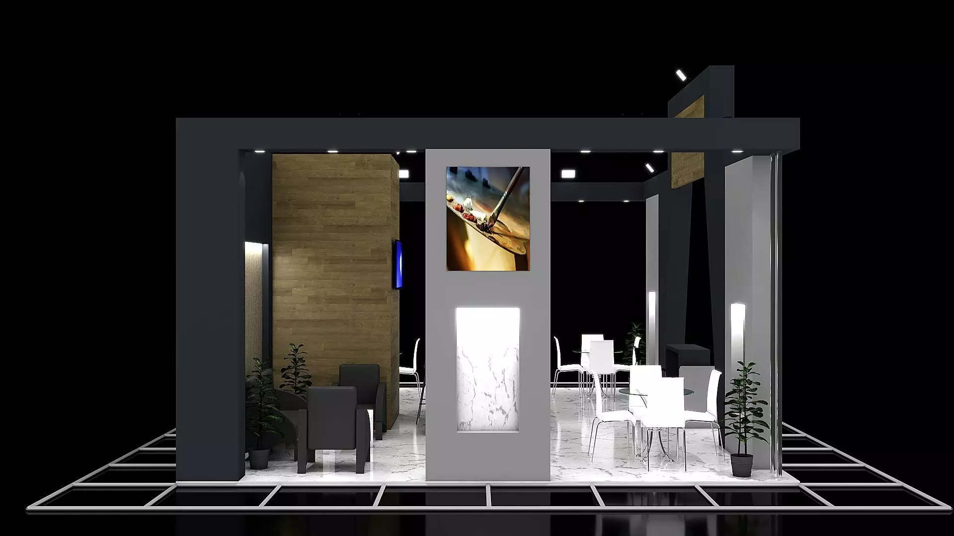 Exhibition Stand 15 3D model_0