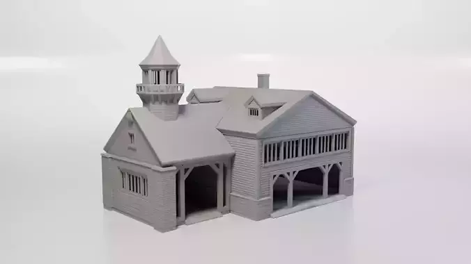 Model Railway - HO Scale - Industrial Icehouse Storage