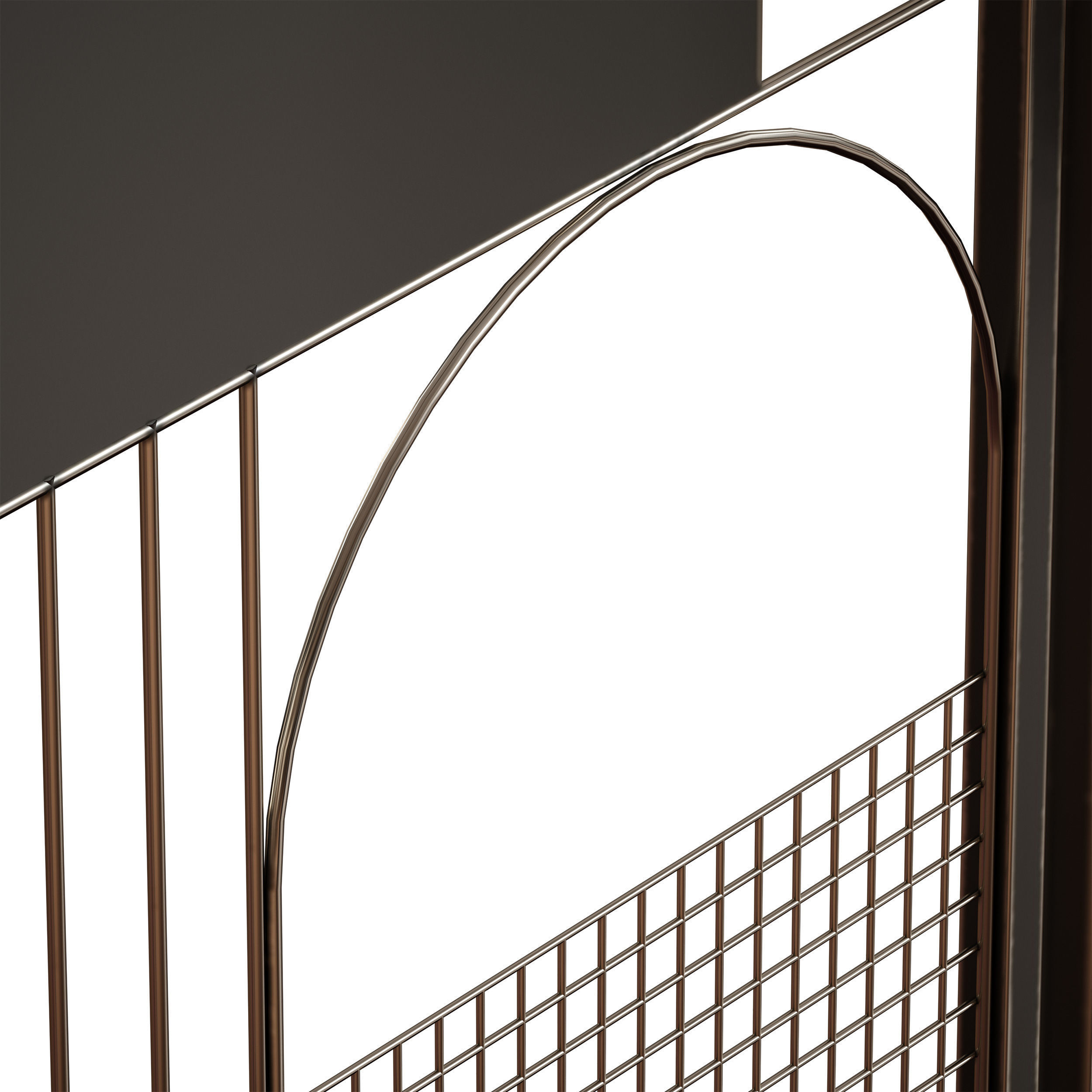 Geometric Pattern Cable Screen Metal screen with geometric pattern 3D model | CGTrader