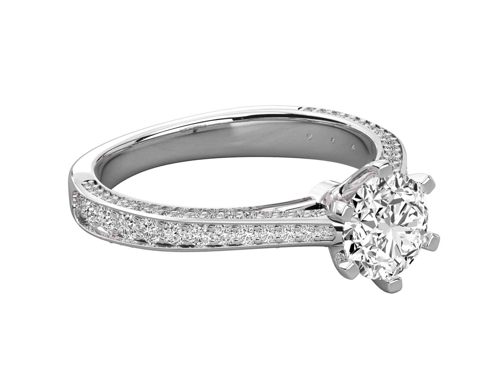 designed solitaire engagement ring   3D print model_19