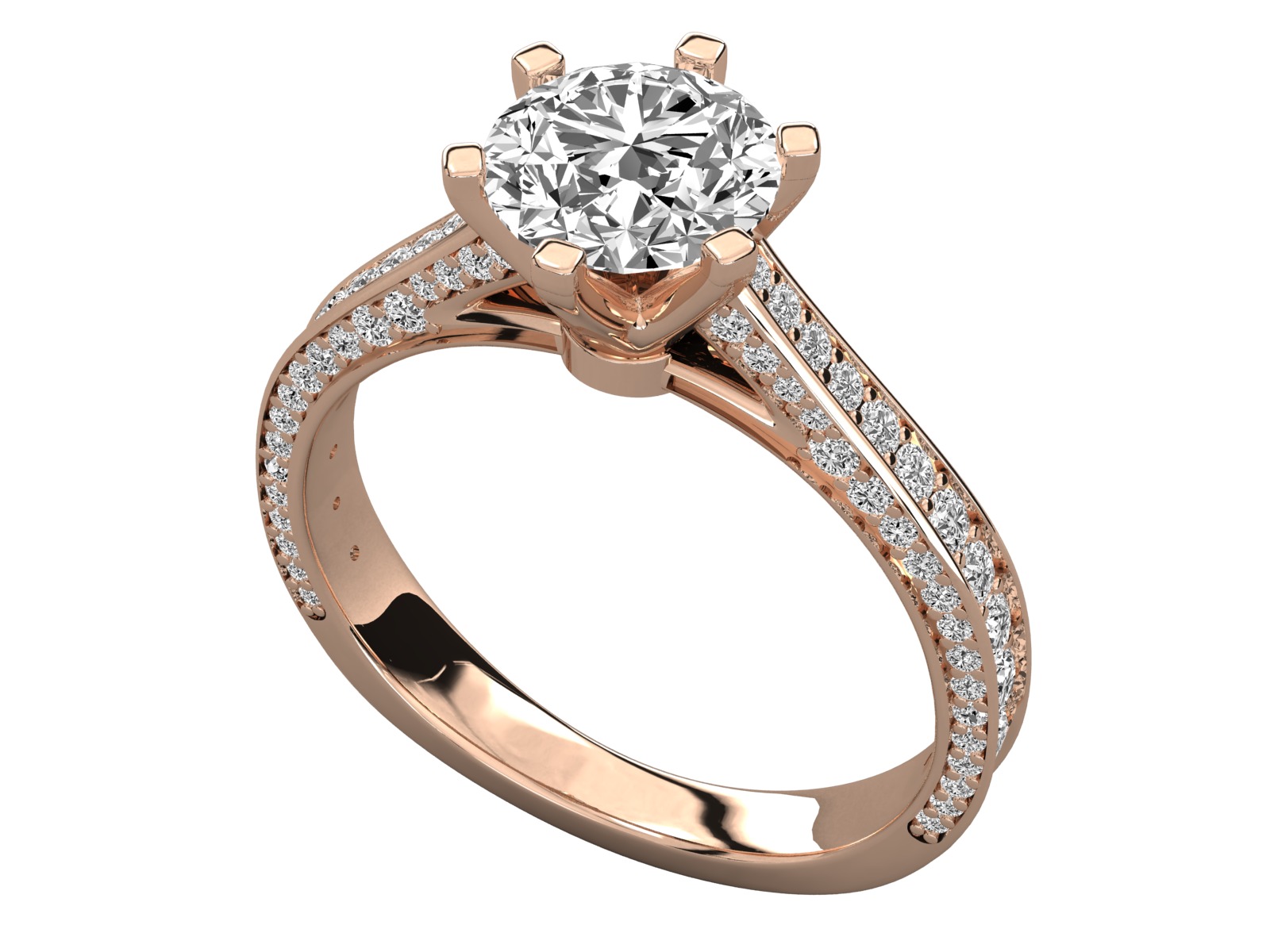 designed solitaire engagement ring   3D print model_15