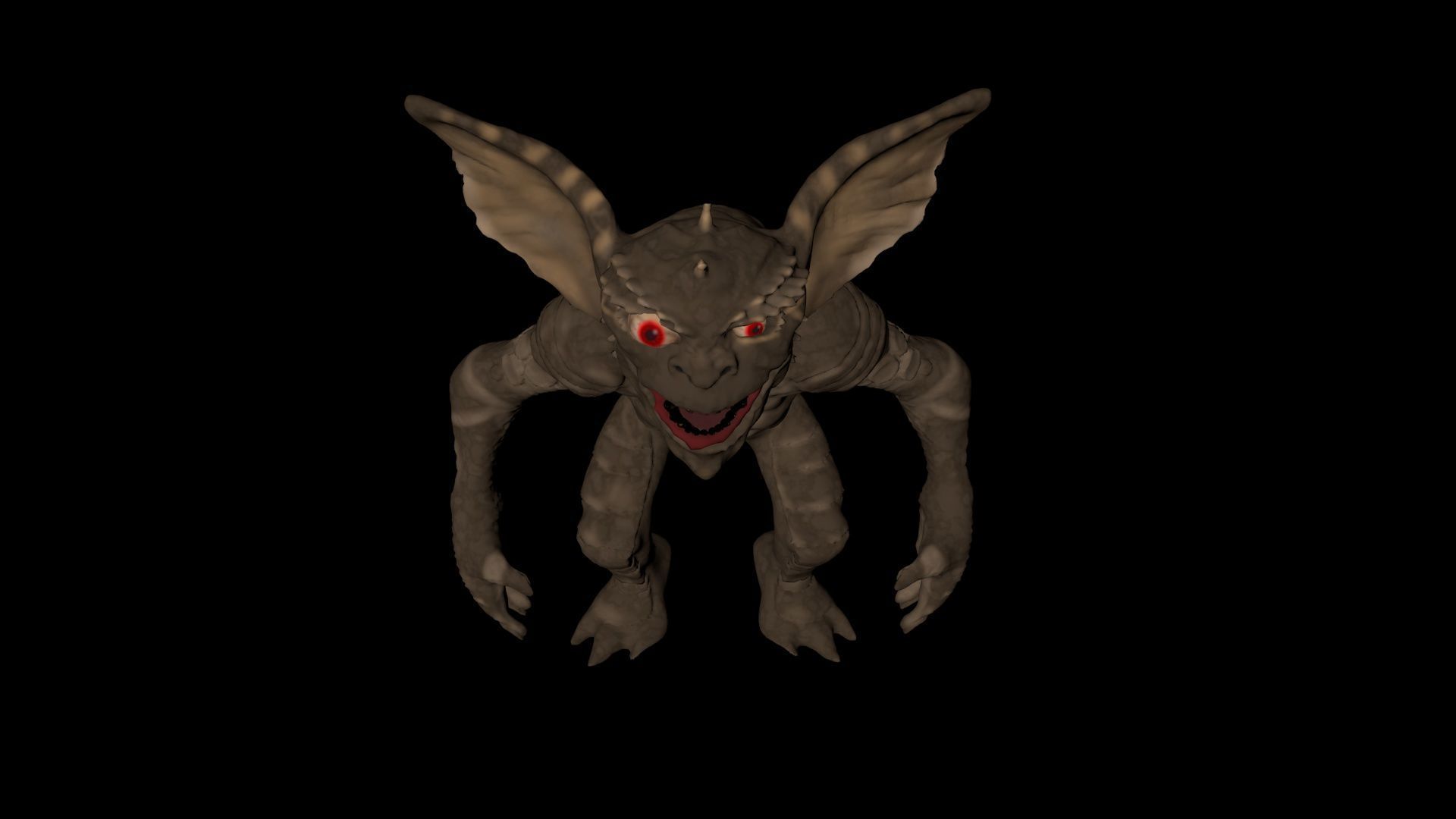 Gremlin FBX 3D AVATAR 3D model_3