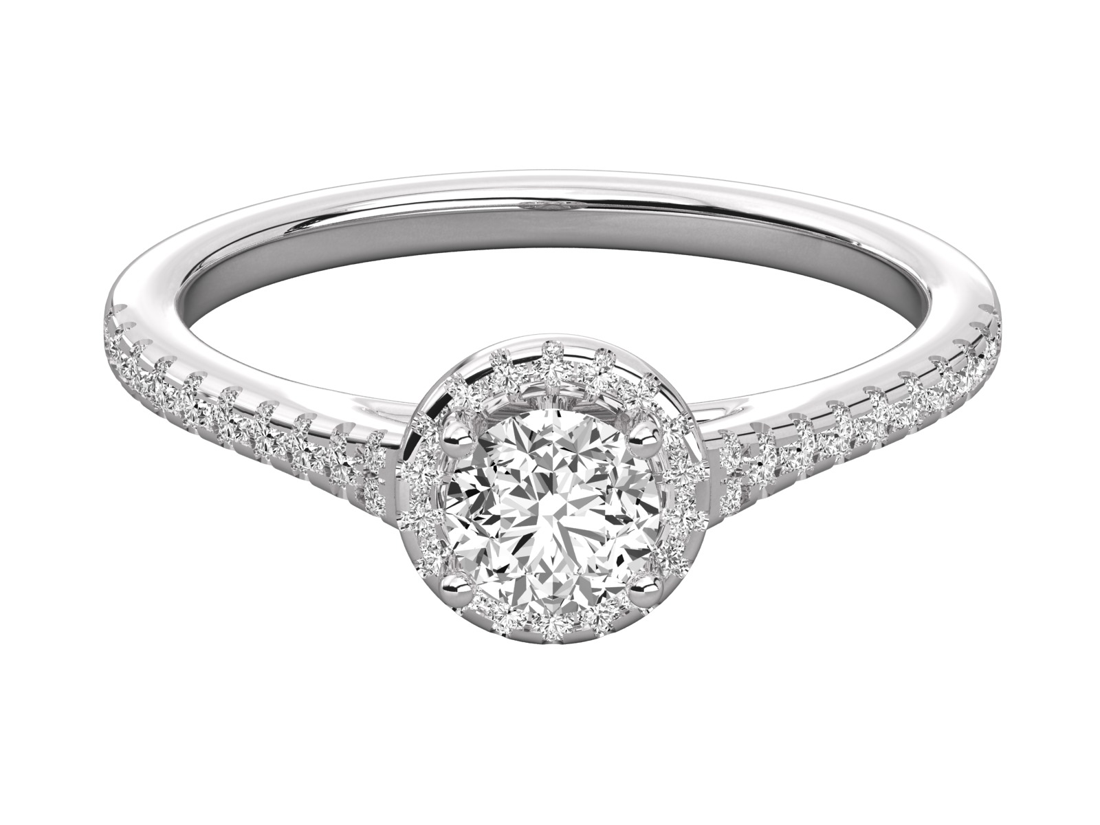 halo solitaire engagement ring 3D print model_5