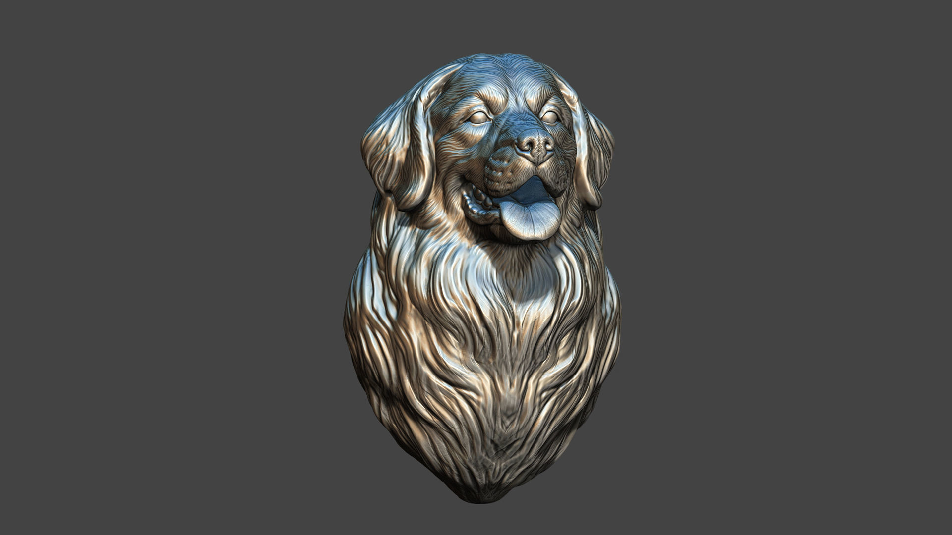 Bernese Mountain Dog 3D print model_3