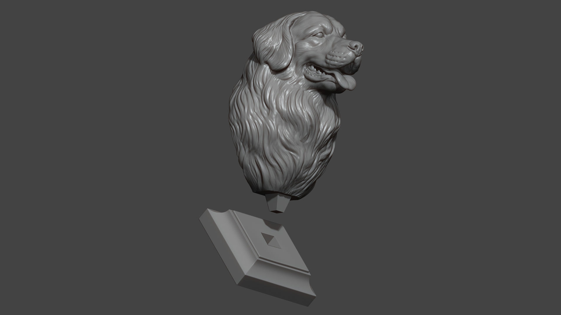 Bernese Mountain Dog 3D print model_17
