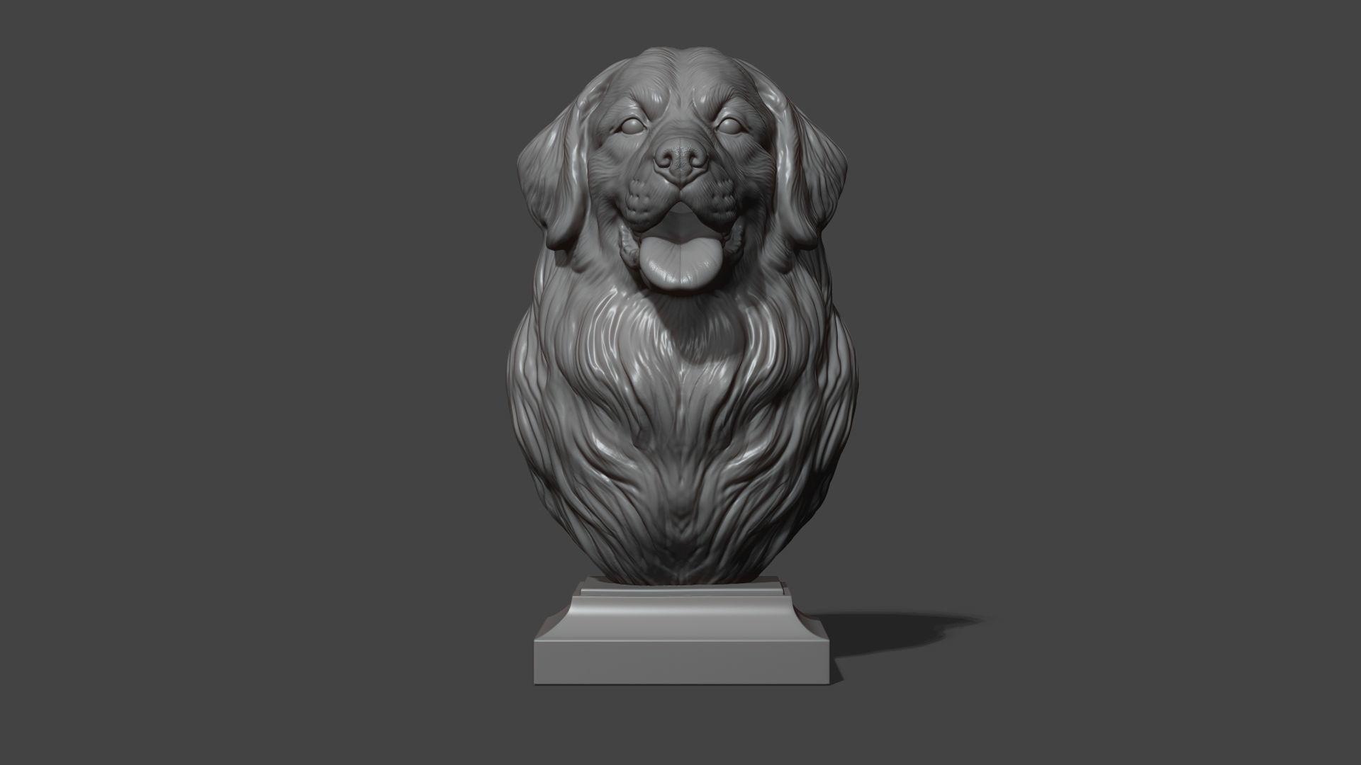 Bernese Mountain Dog 3D print model_21