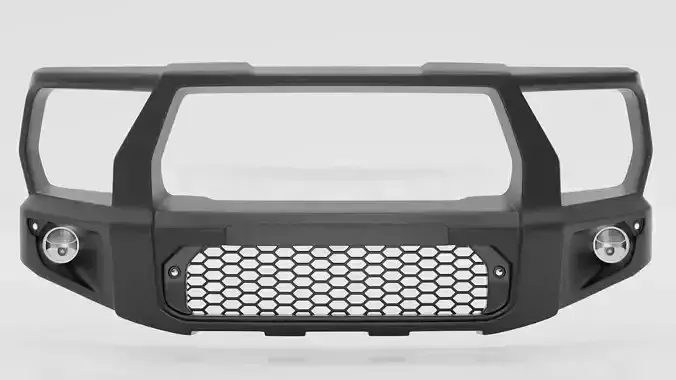 BUMPER FRONT ARB SPARTANBAR MY22 3D model
